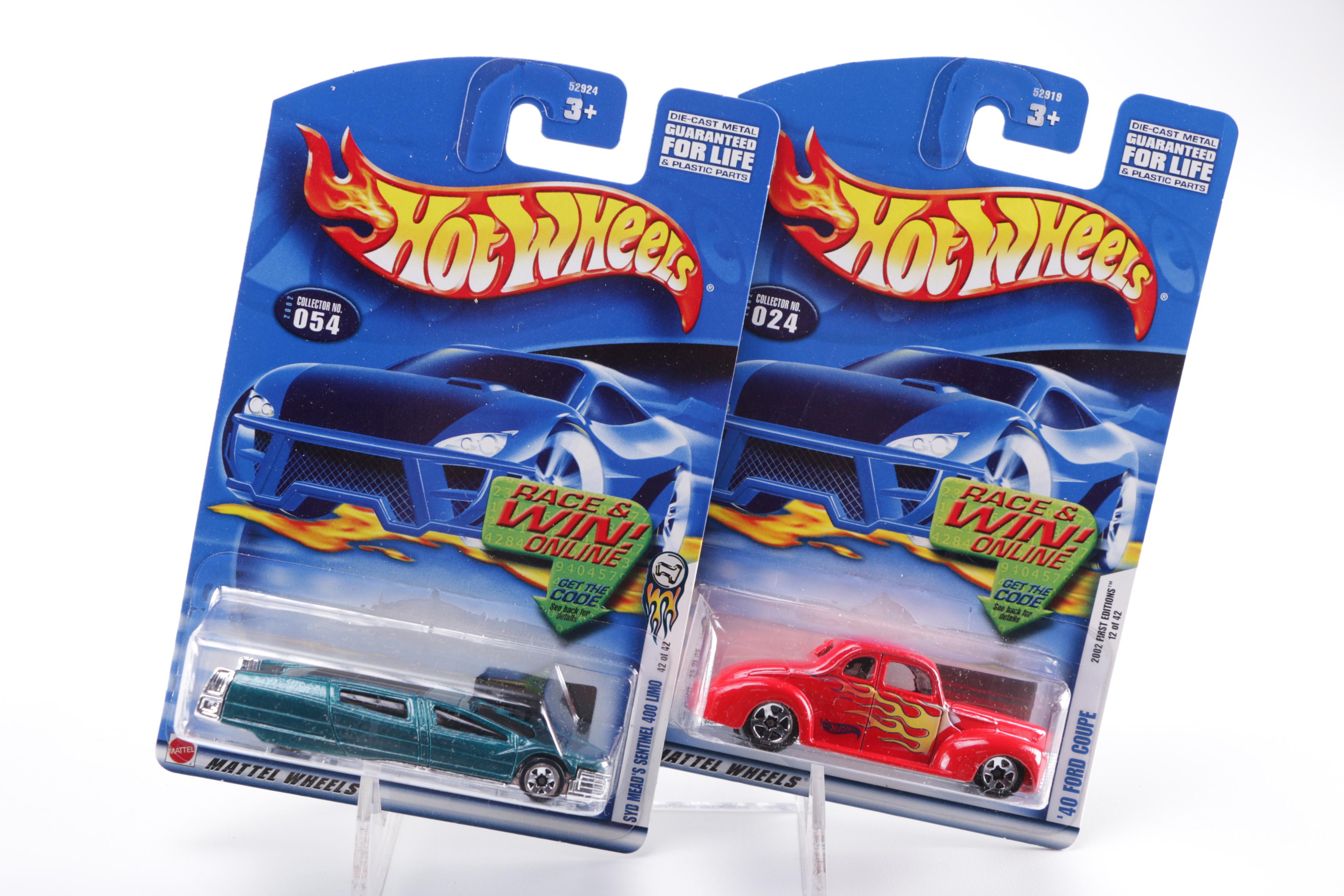 Circa 2000 Mattel Hot Wheels Die-Cast Cars