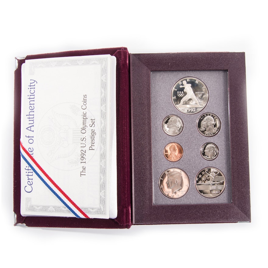 1992 United States Mint Prestige Olympic Set