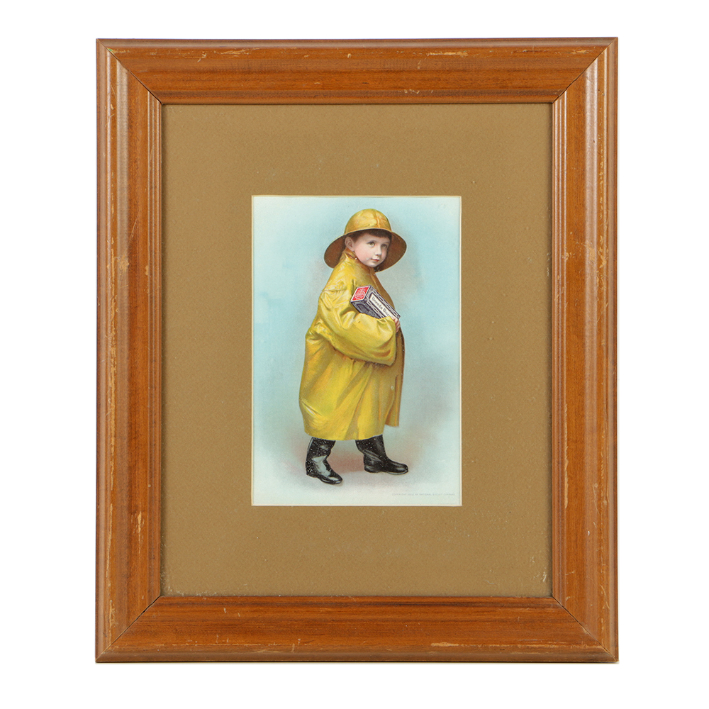 Early 20th-Century Color Lithograph on Paper of Uneeda Biscuits