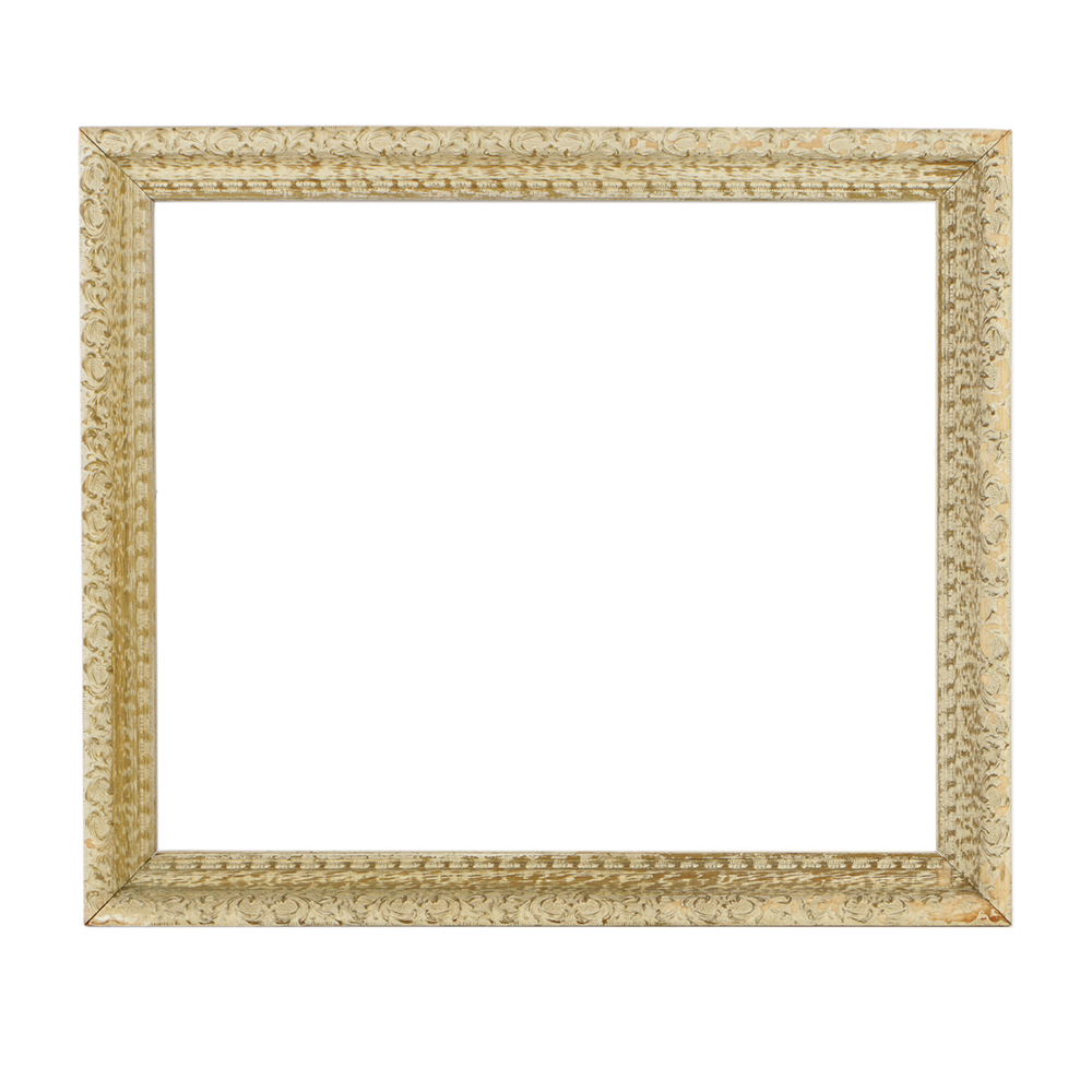 Wood and Gesso Low Relief Acanthus Moulding Frame