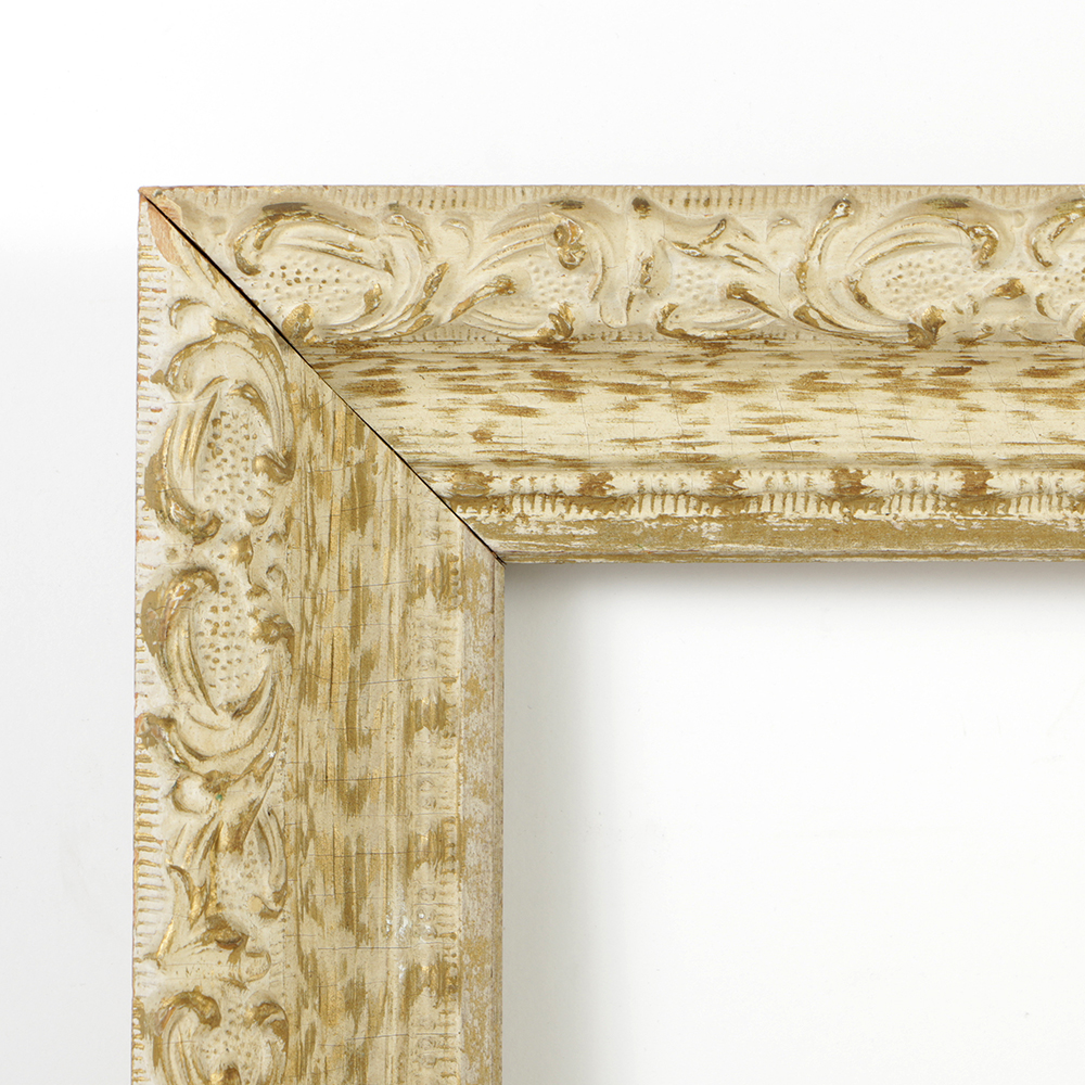 Wood and Gesso Low Relief Acanthus Moulding Frame