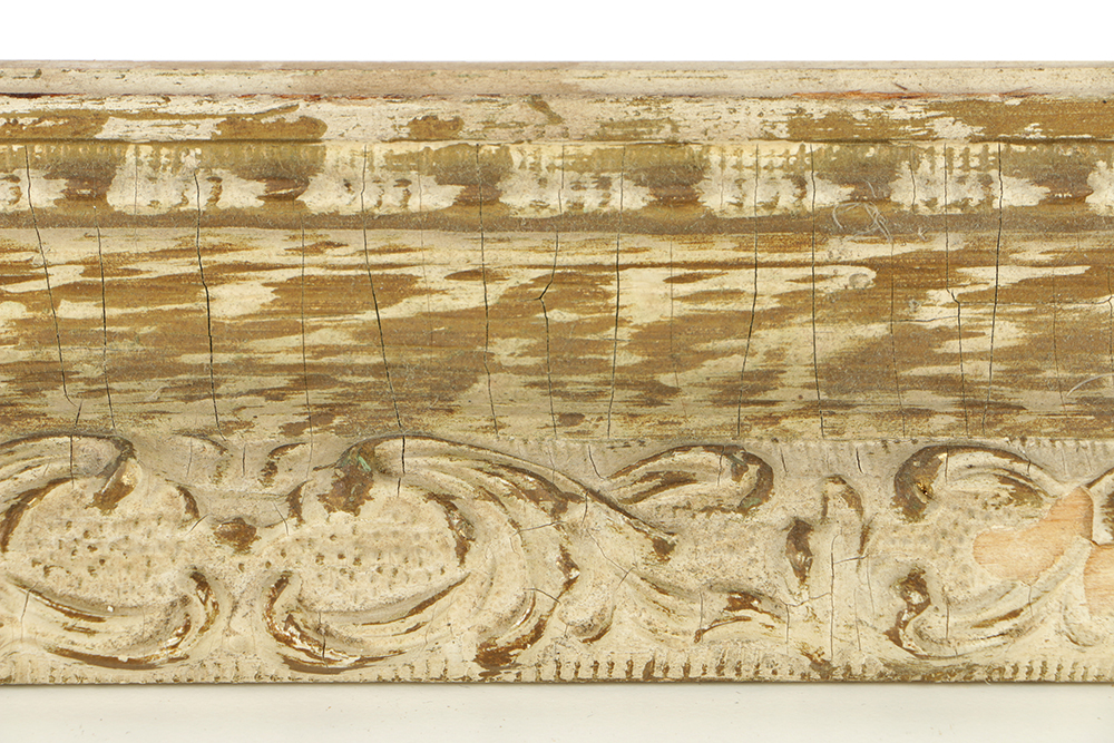 Wood and Gesso Low Relief Acanthus Moulding Frame
