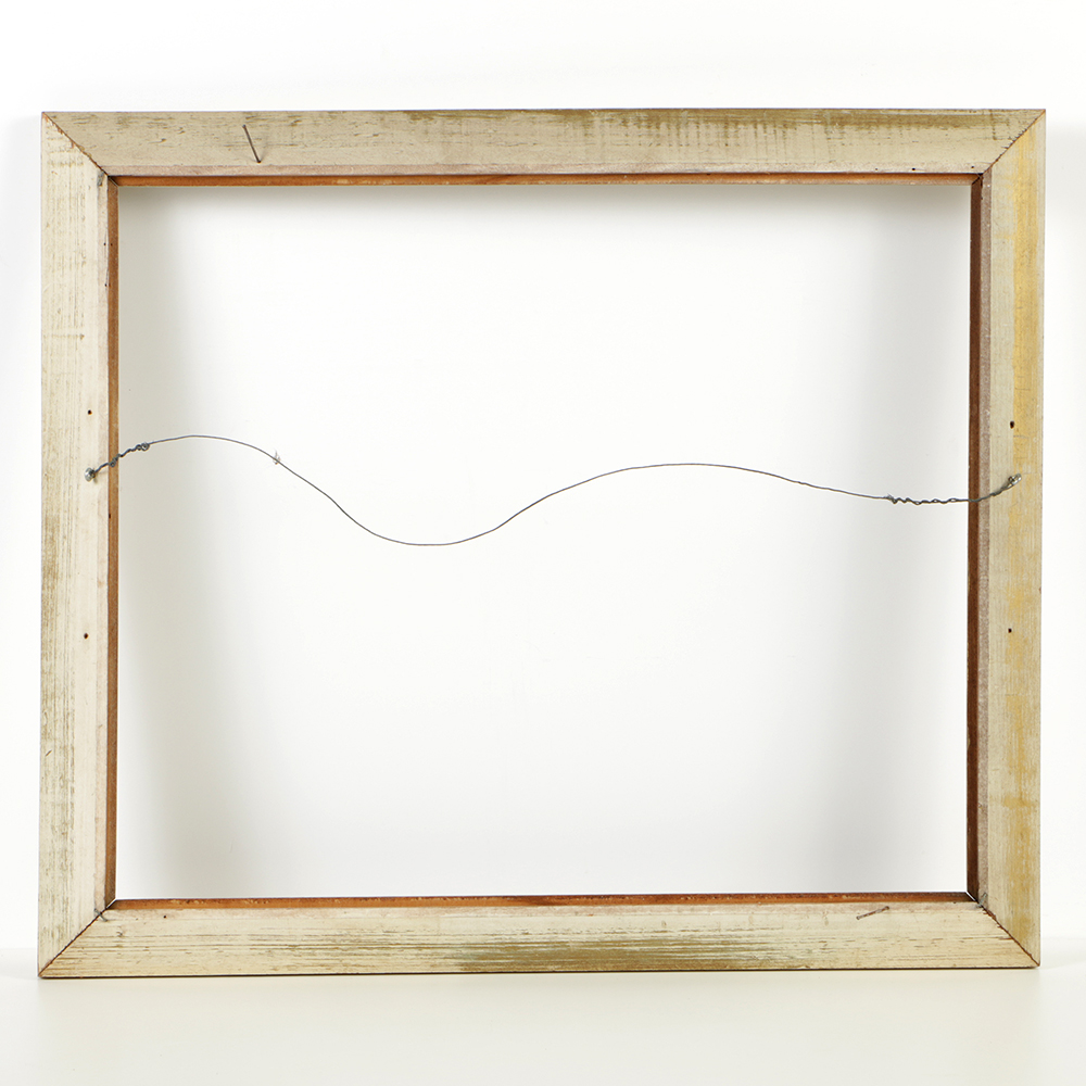 Wood and Gesso Low Relief Acanthus Moulding Frame