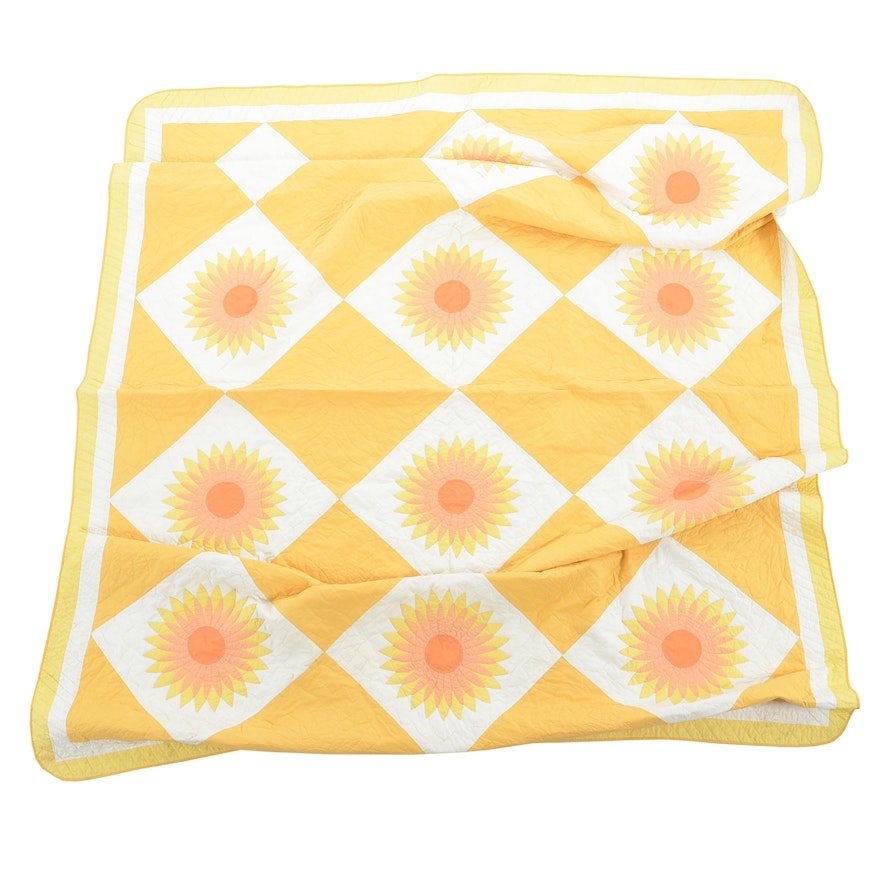 Vintage Sunflower Quilt