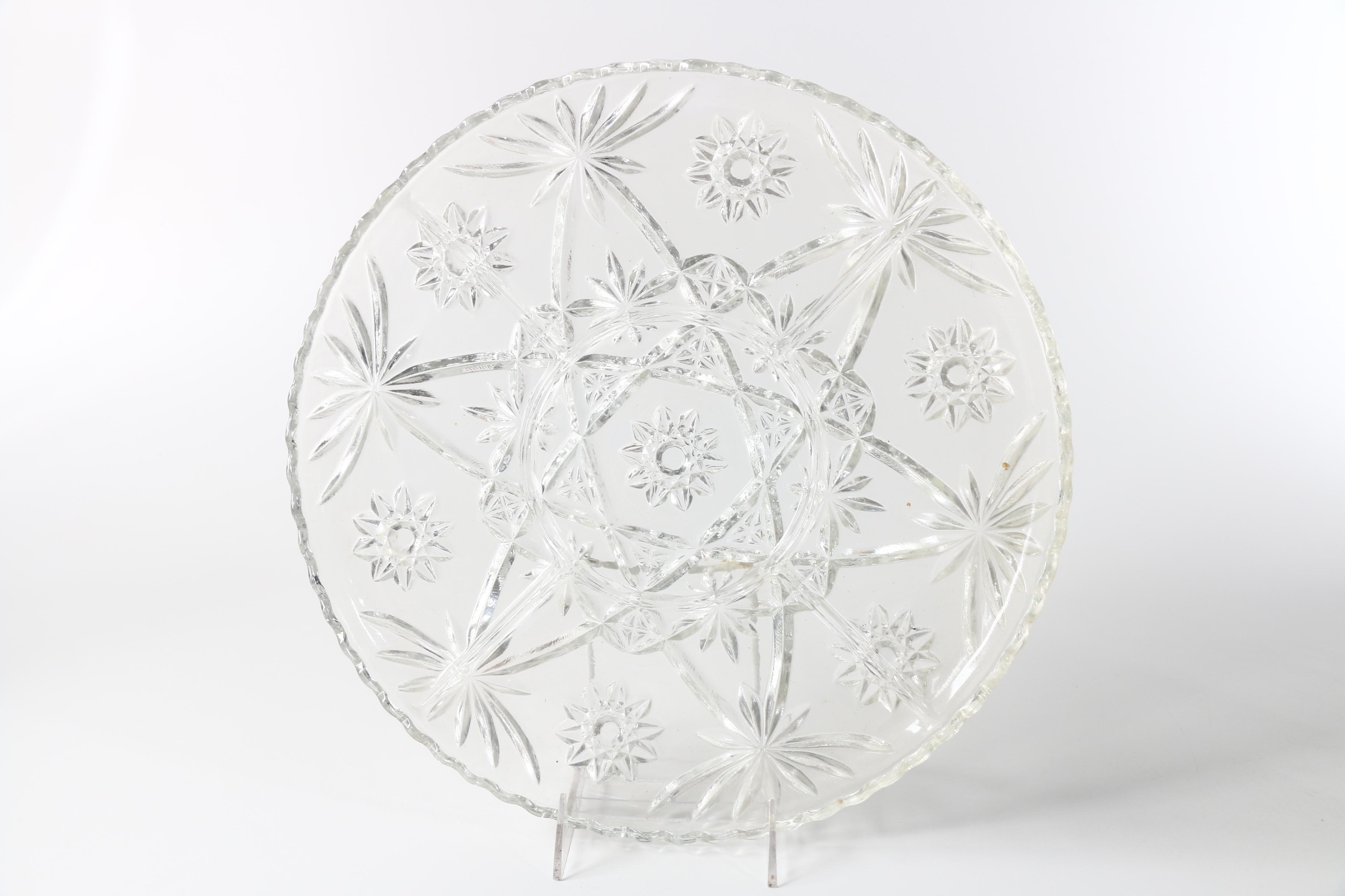 Two Glass Serving Dishes