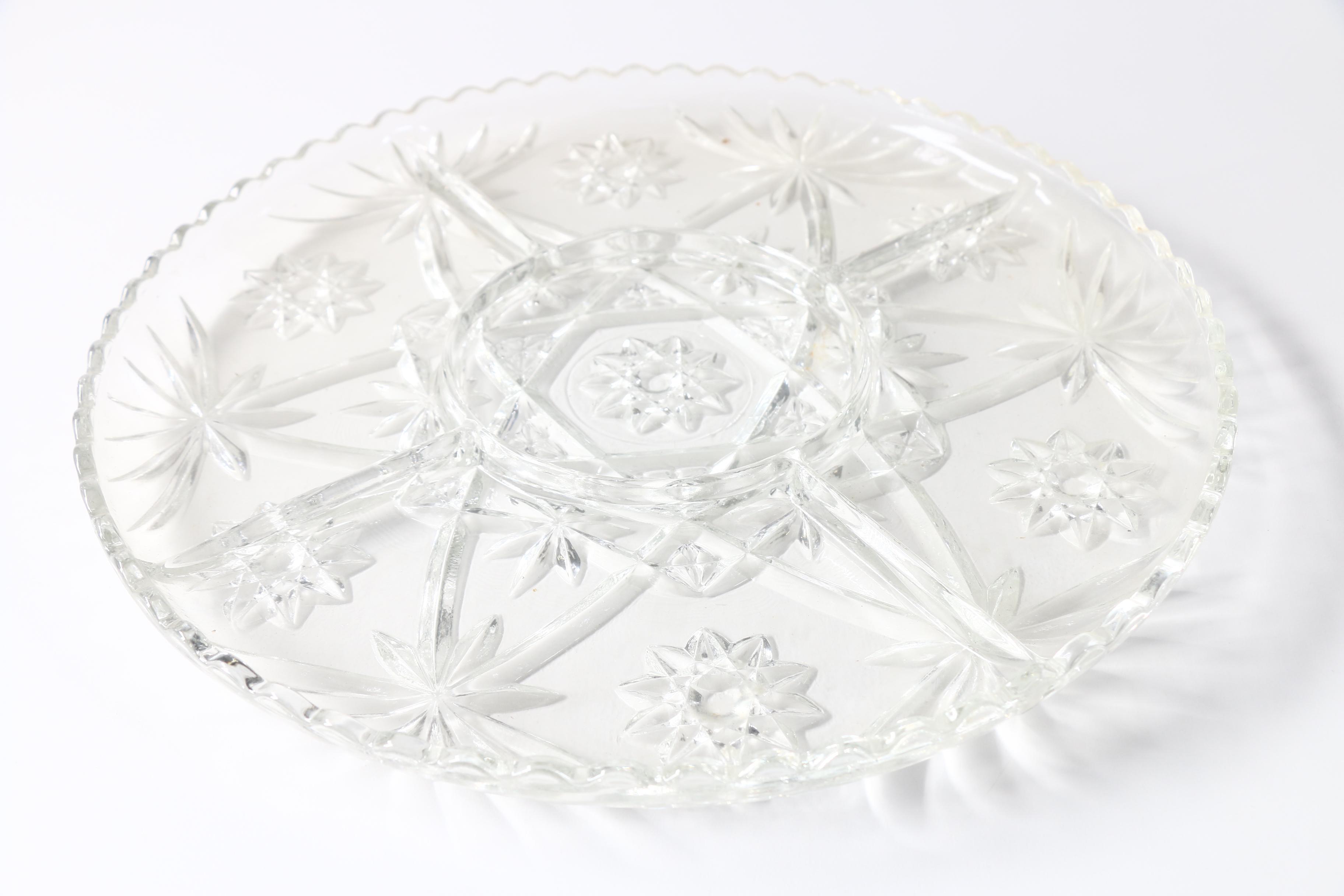 Two Glass Serving Dishes