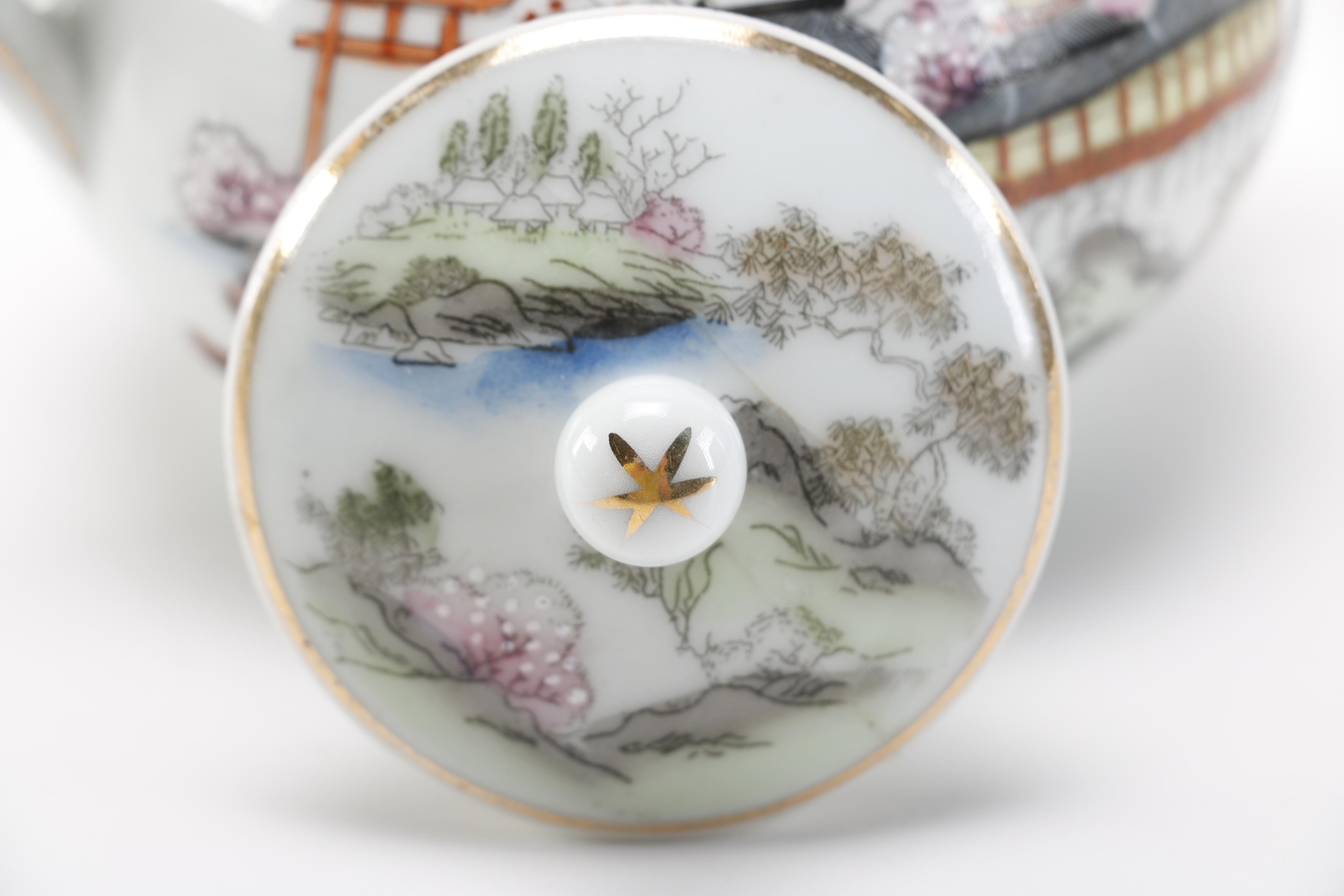 Japanese Hand Painted Tea Set