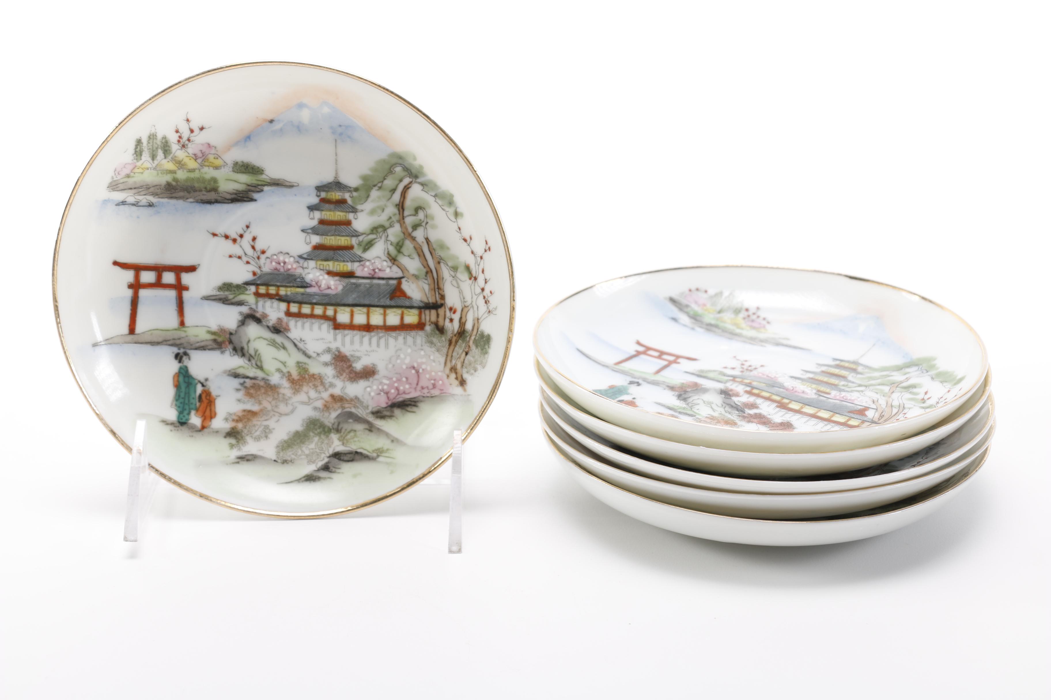 Japanese Hand Painted Tea Set