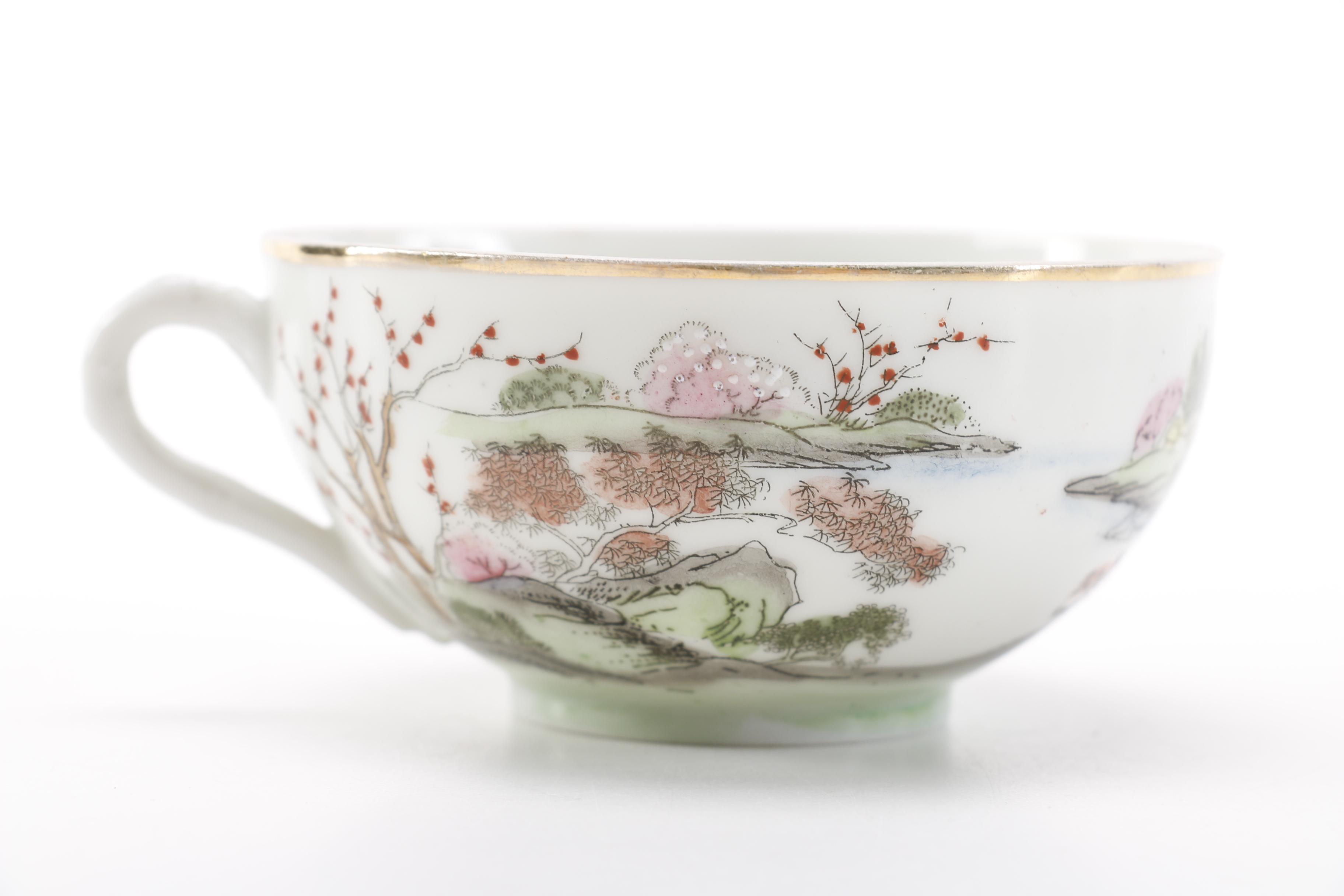 Japanese Hand Painted Tea Set