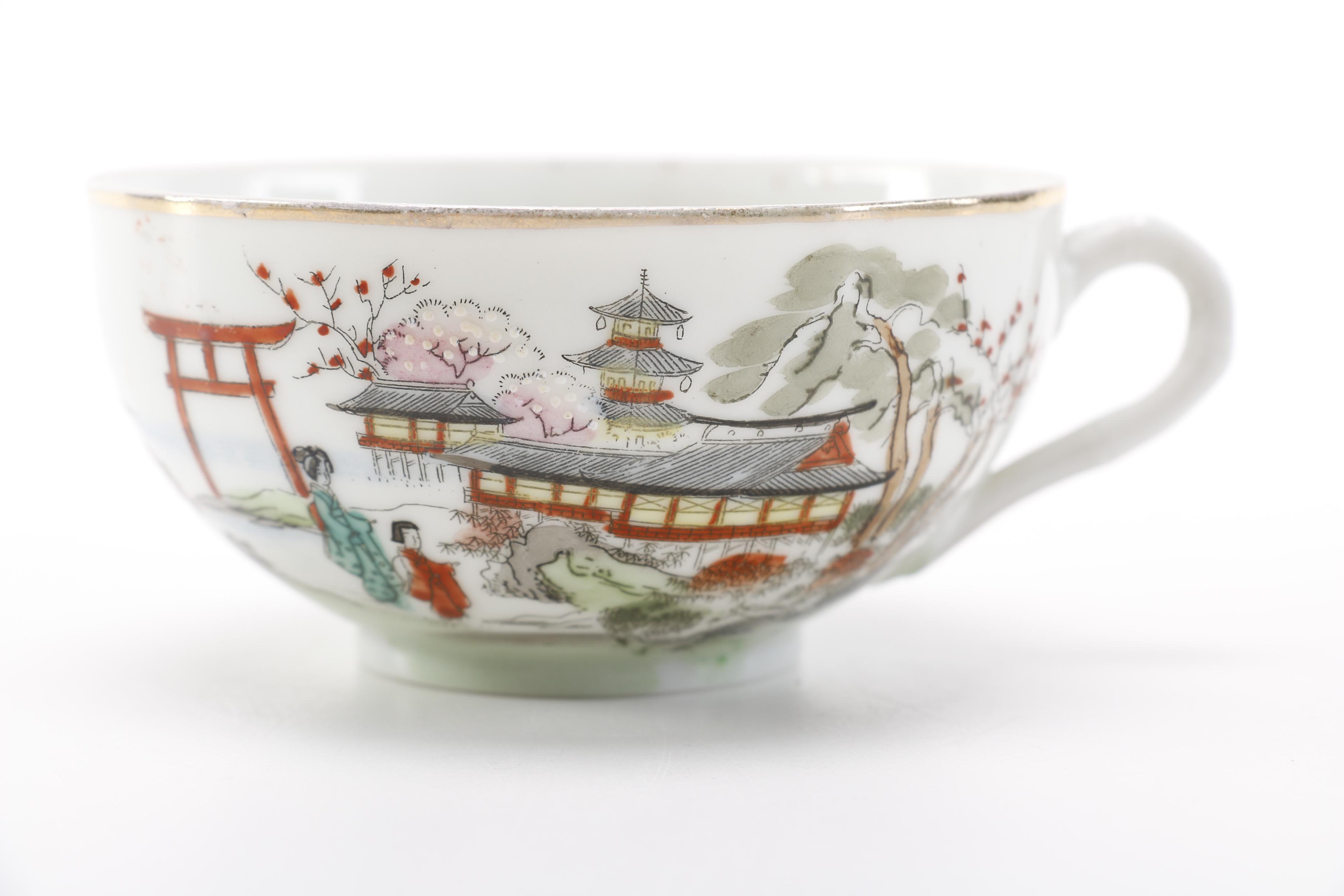 Japanese Hand Painted Tea Set