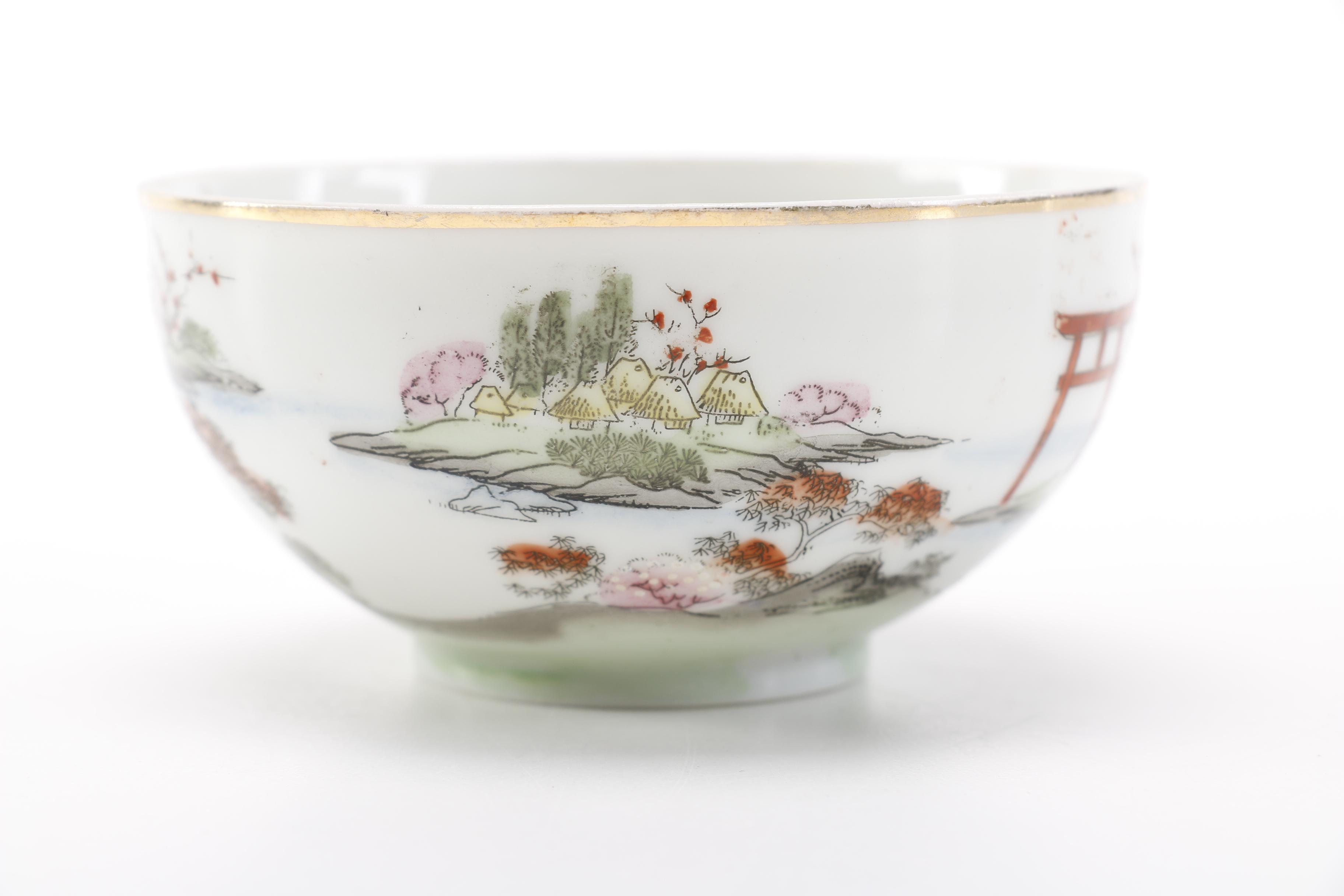 Japanese Hand Painted Tea Set