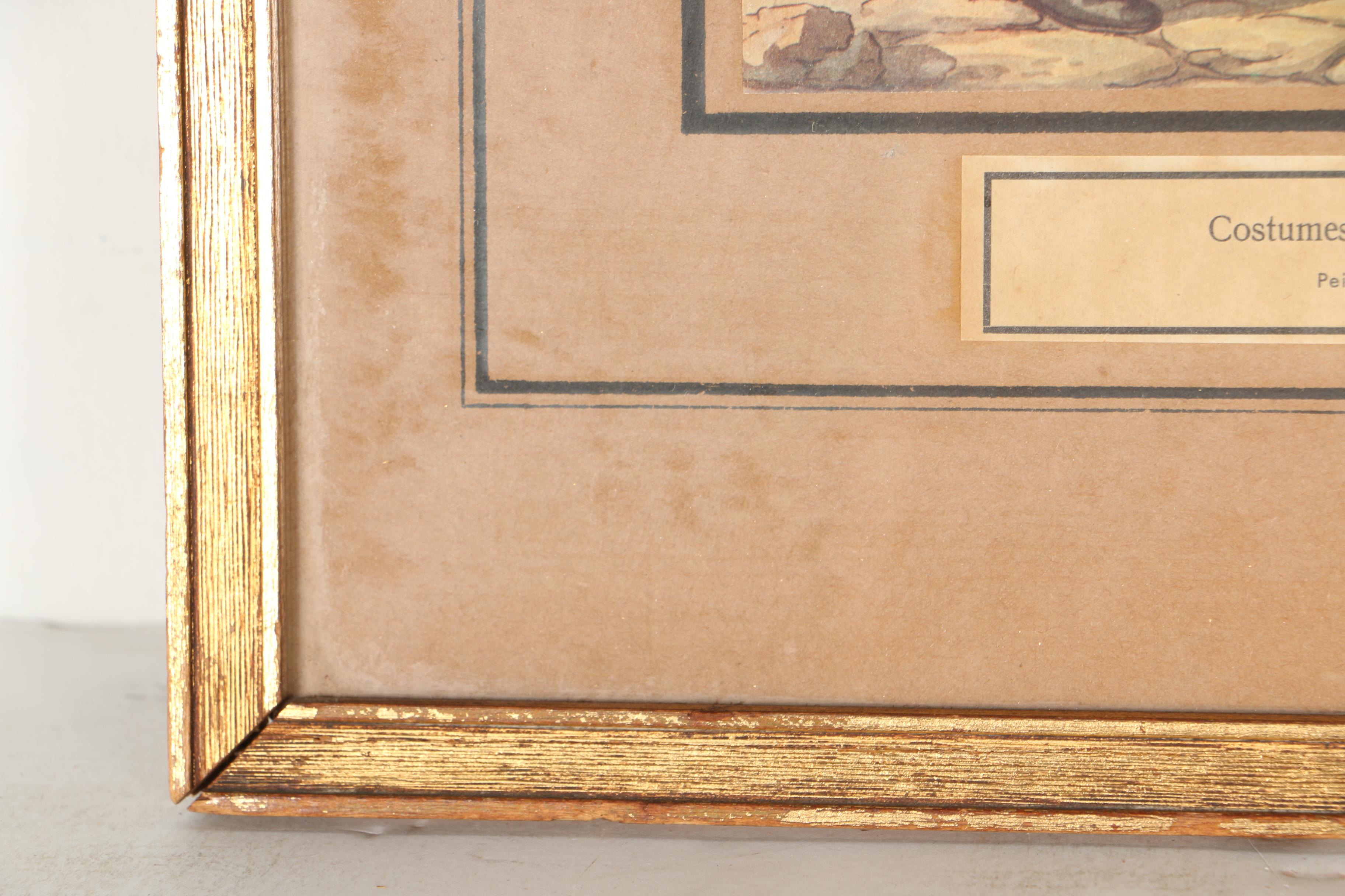 Josef Reinhardt Vintage Lithographs of Swiss Canton Costumes