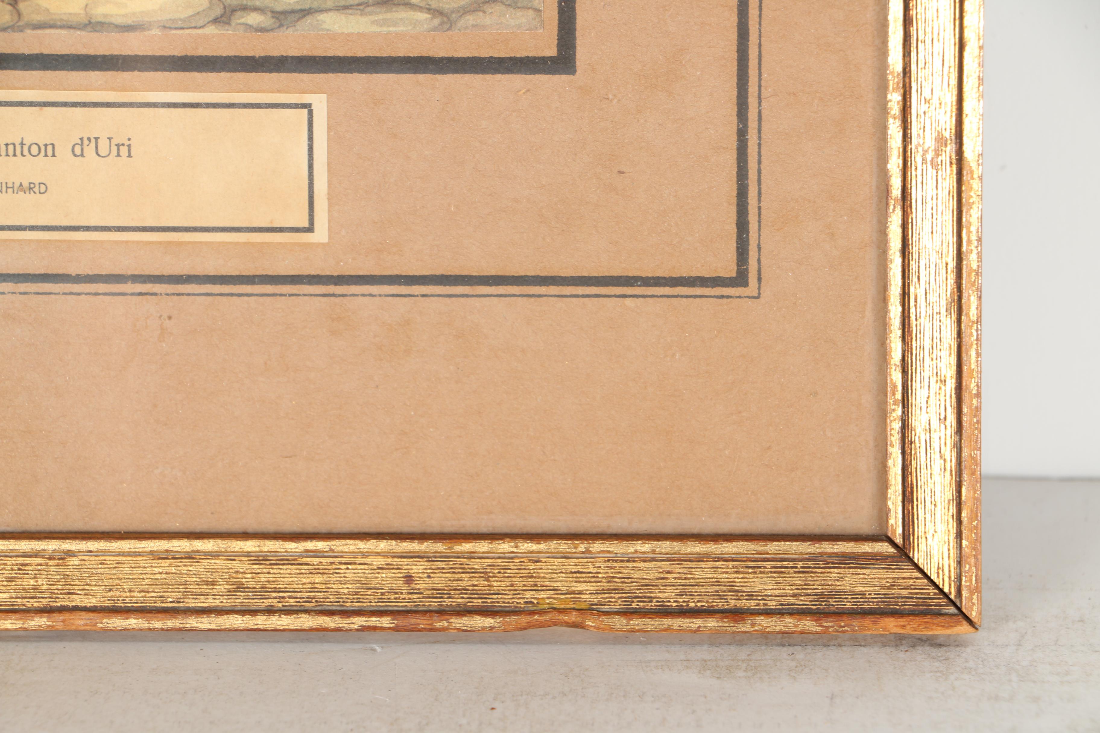 Josef Reinhardt Vintage Lithographs of Swiss Canton Costumes