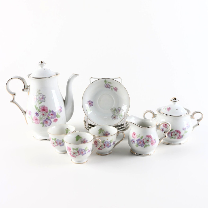 Albion China Incomplete Coffee Service Set