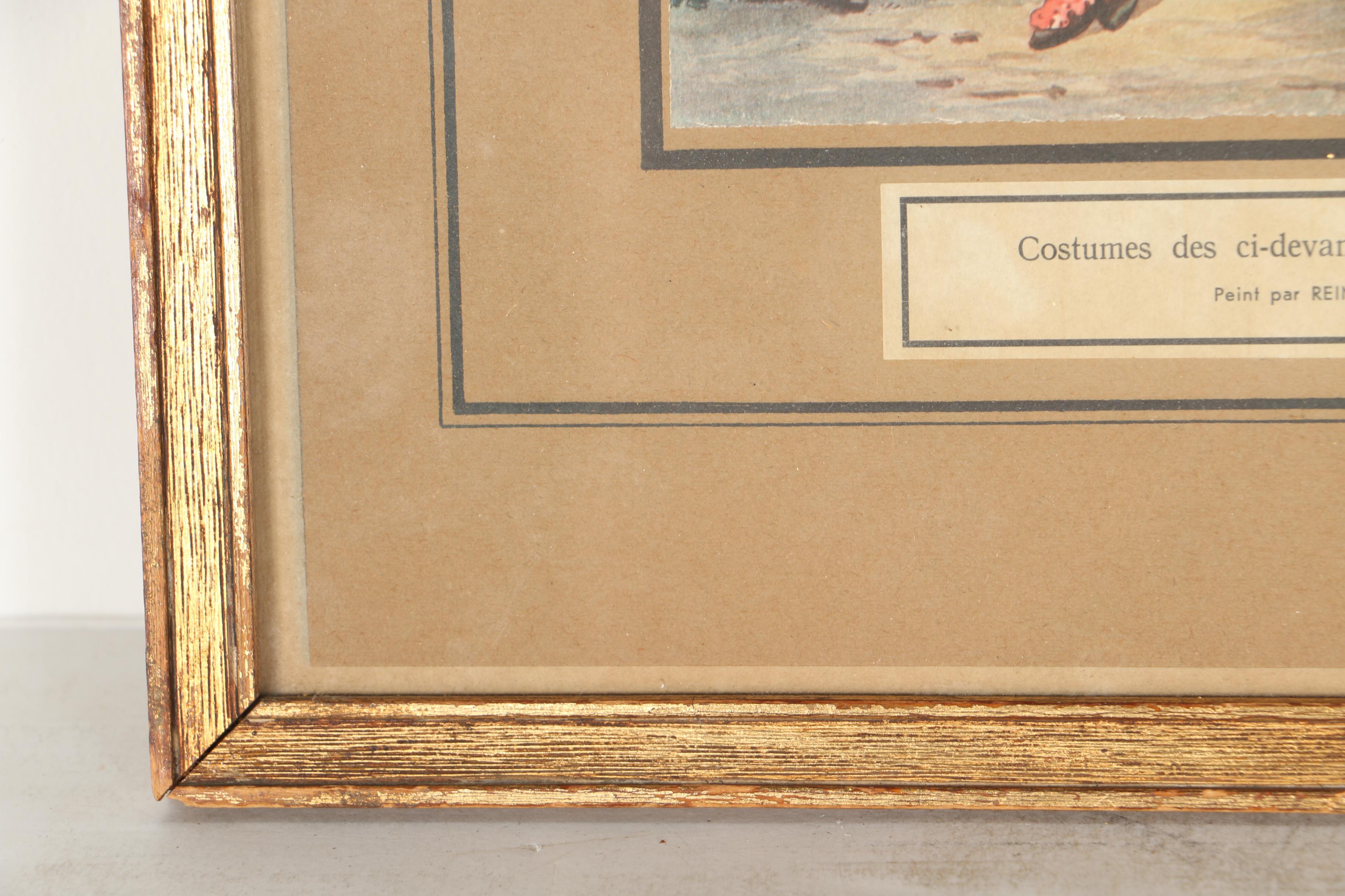 Josef Reinhardt Vintage Lithographs of Swiss Canton Costumes