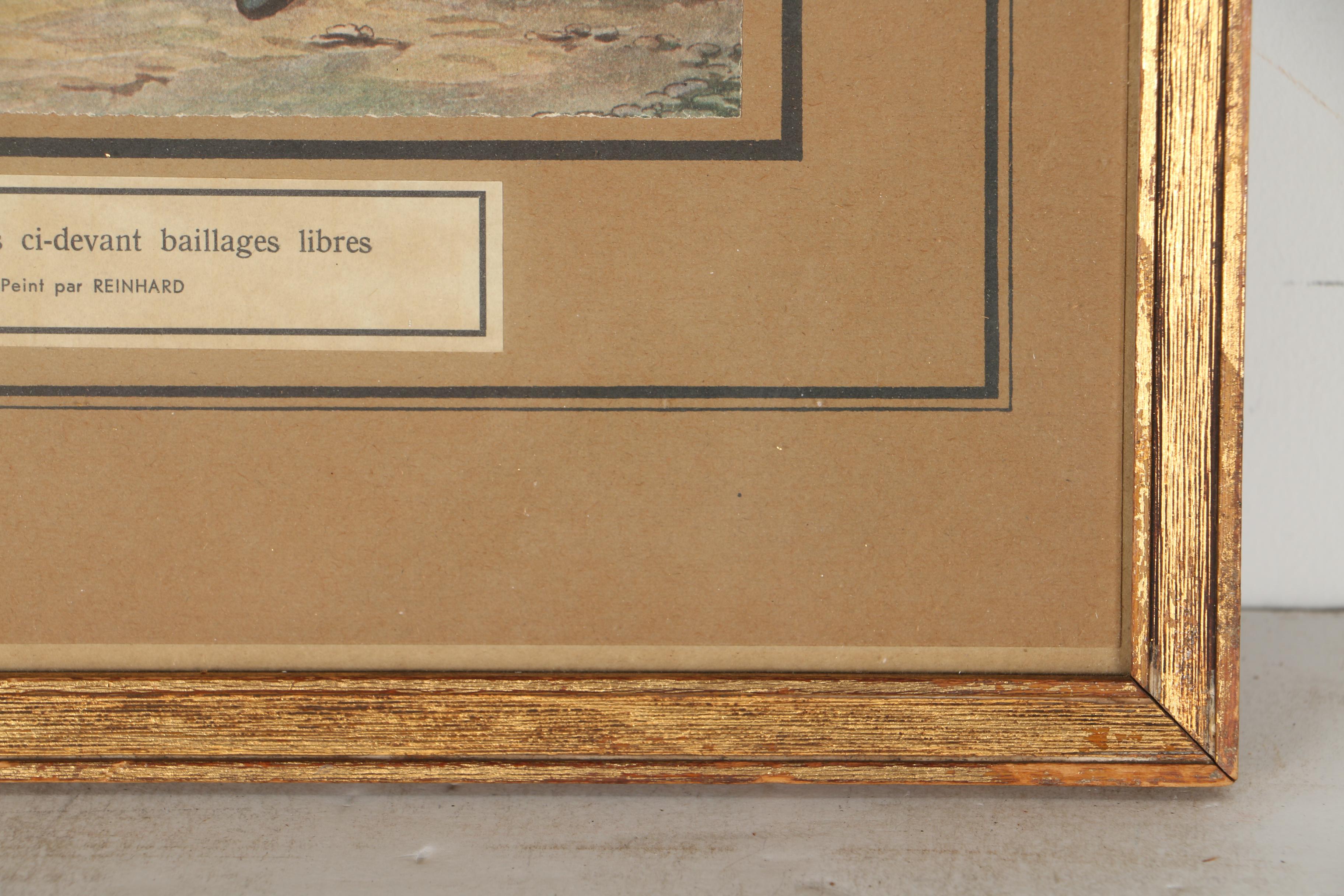 Josef Reinhardt Vintage Lithographs of Swiss Canton Costumes