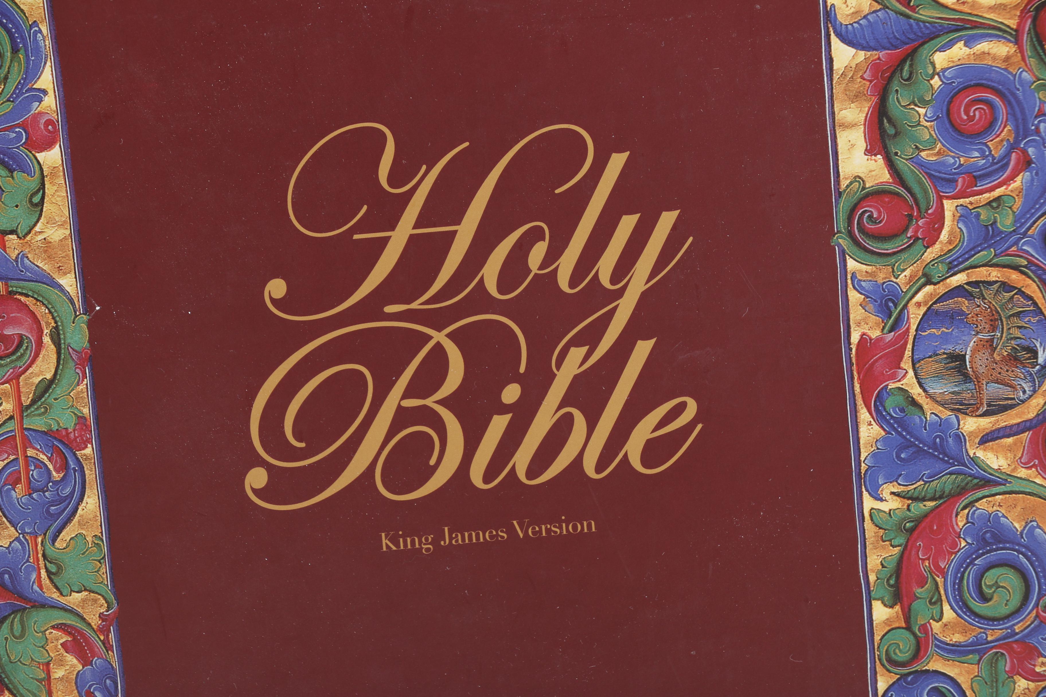 2008 King James Bible With Reproduction Fifteenth-Century Art From the Bible of Borso d'Este