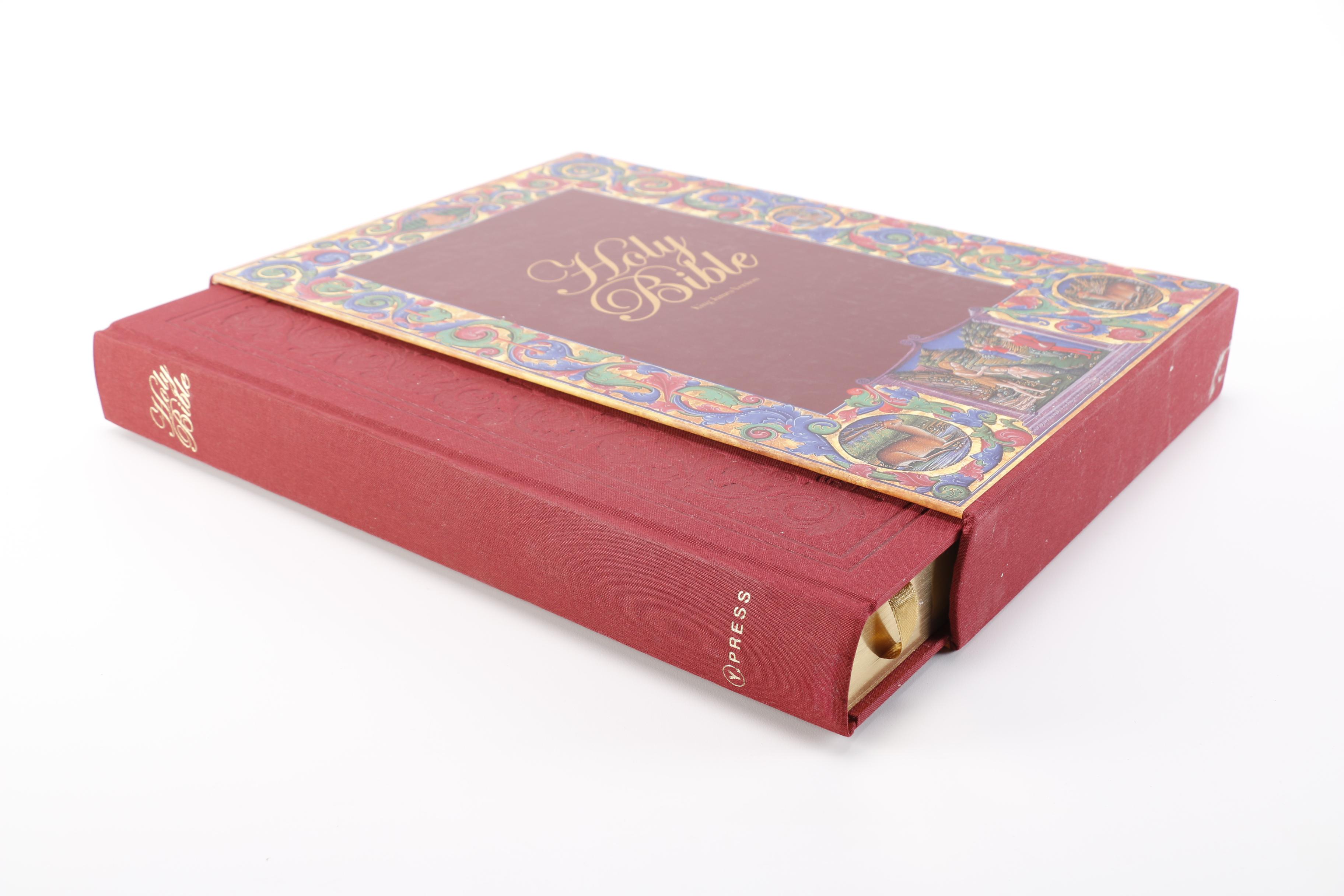2008 King James Bible With Reproduction Fifteenth-Century Art From the Bible of Borso d'Este