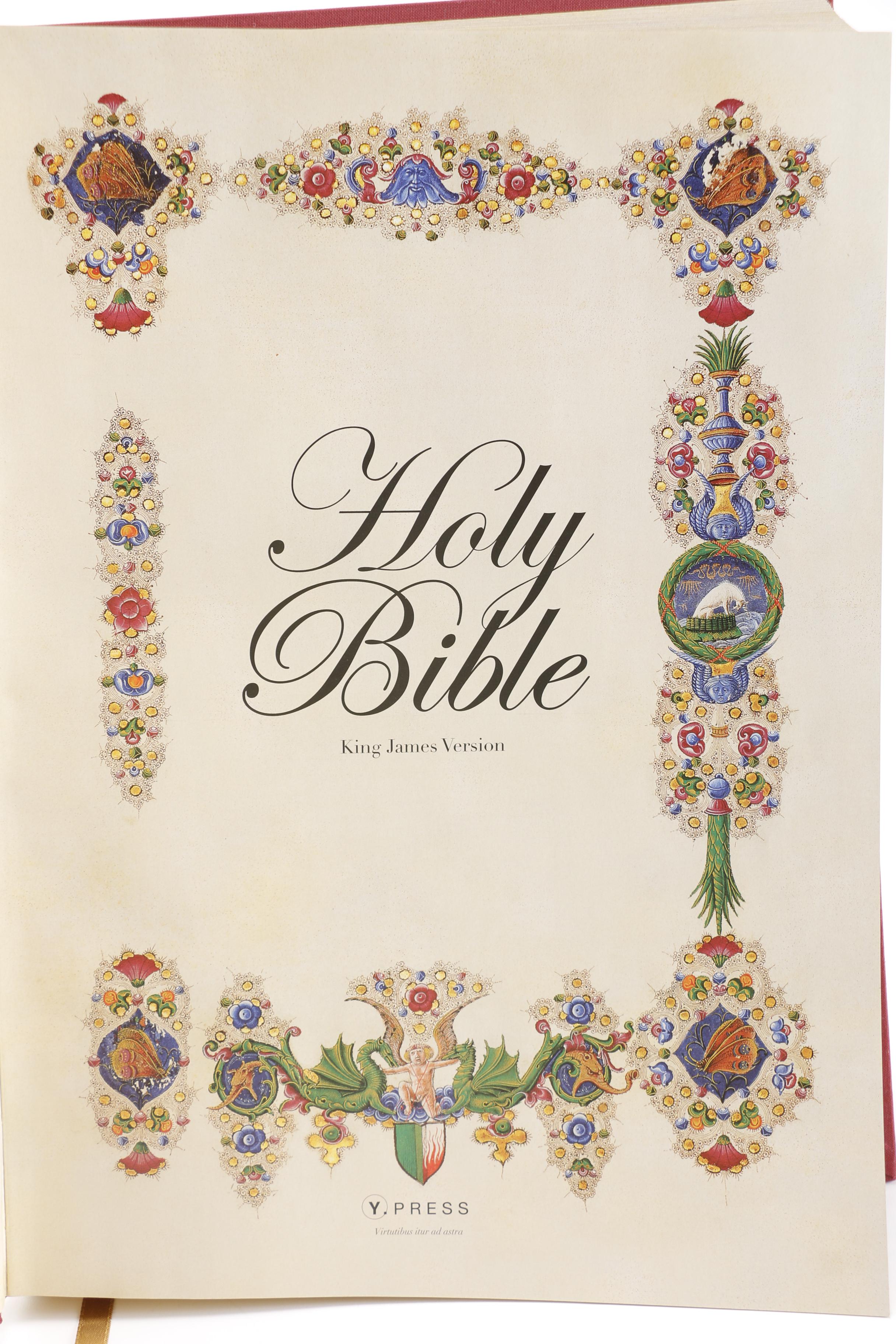 2008 King James Bible With Reproduction Fifteenth-Century Art From the Bible of Borso d'Este