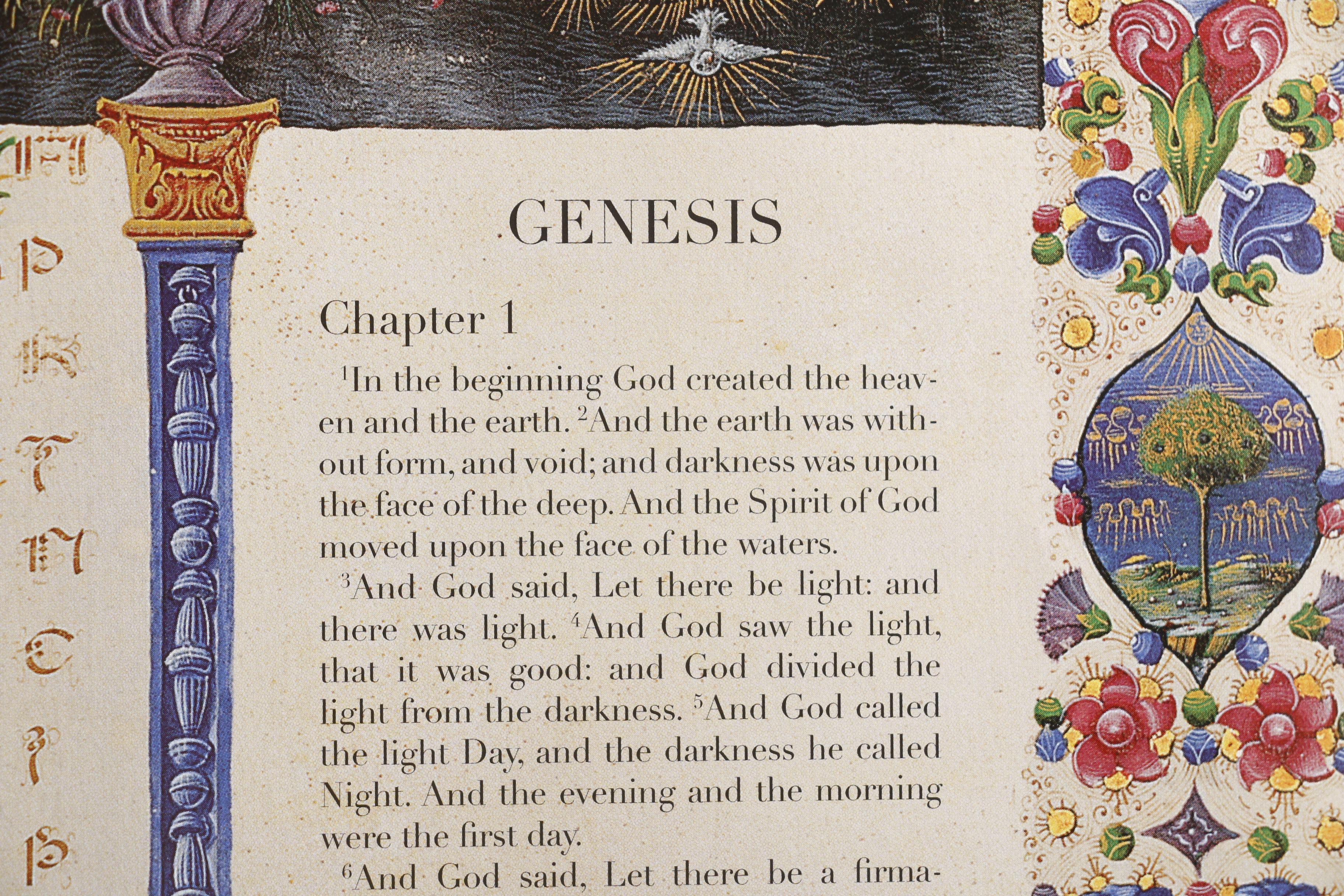 2008 King James Bible With Reproduction Fifteenth-Century Art From the Bible of Borso d'Este