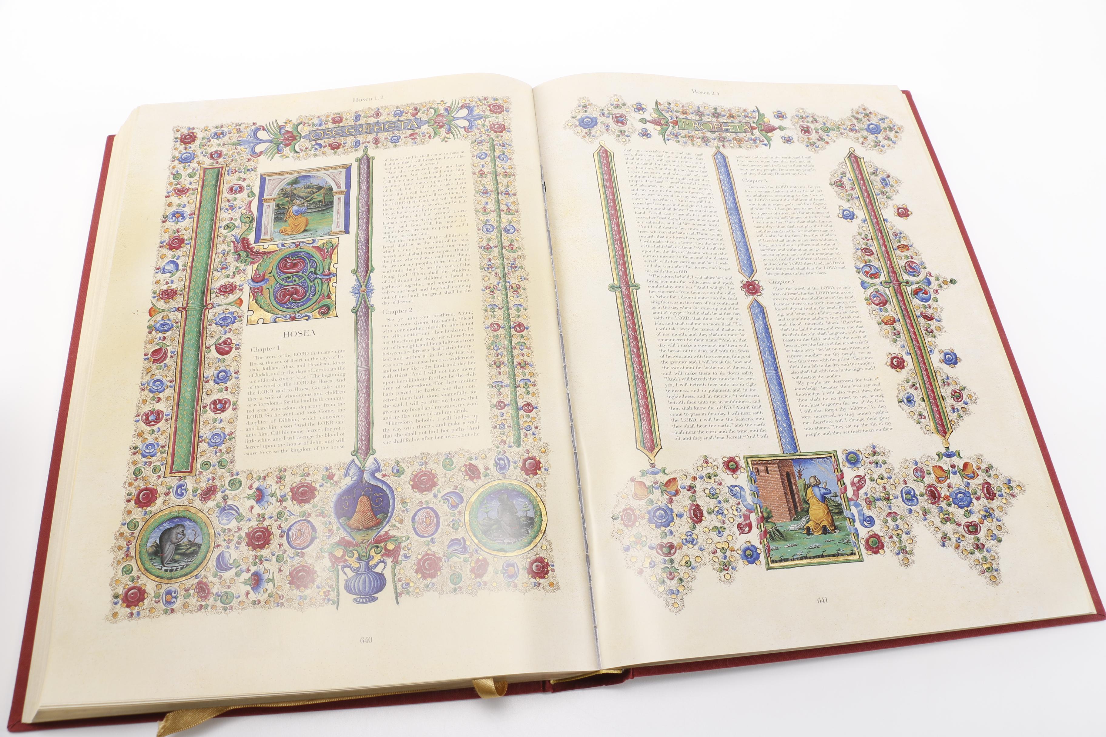 2008 King James Bible With Reproduction Fifteenth-Century Art From the Bible of Borso d'Este