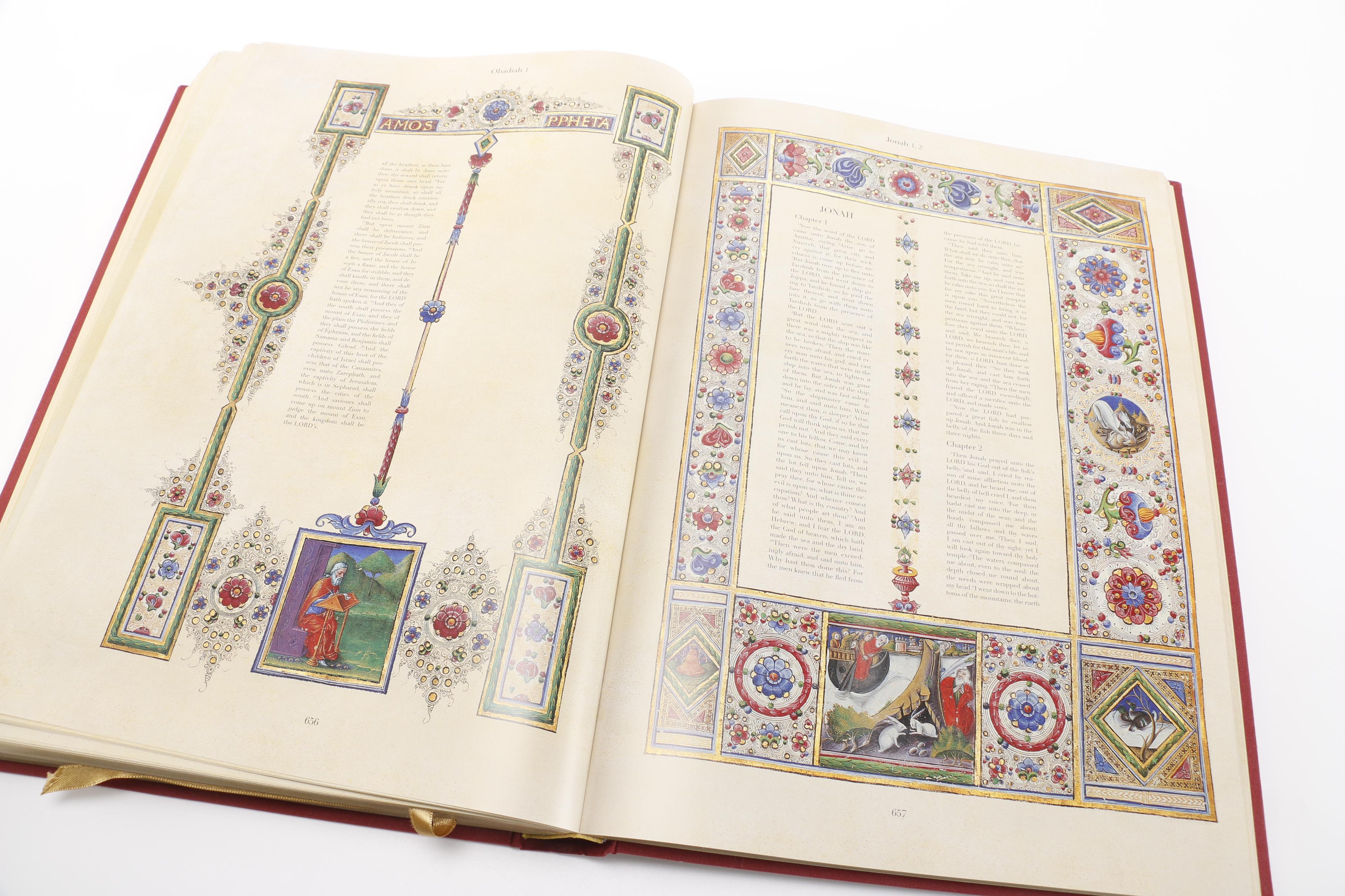 2008 King James Bible With Reproduction Fifteenth-Century Art From the Bible of Borso d'Este