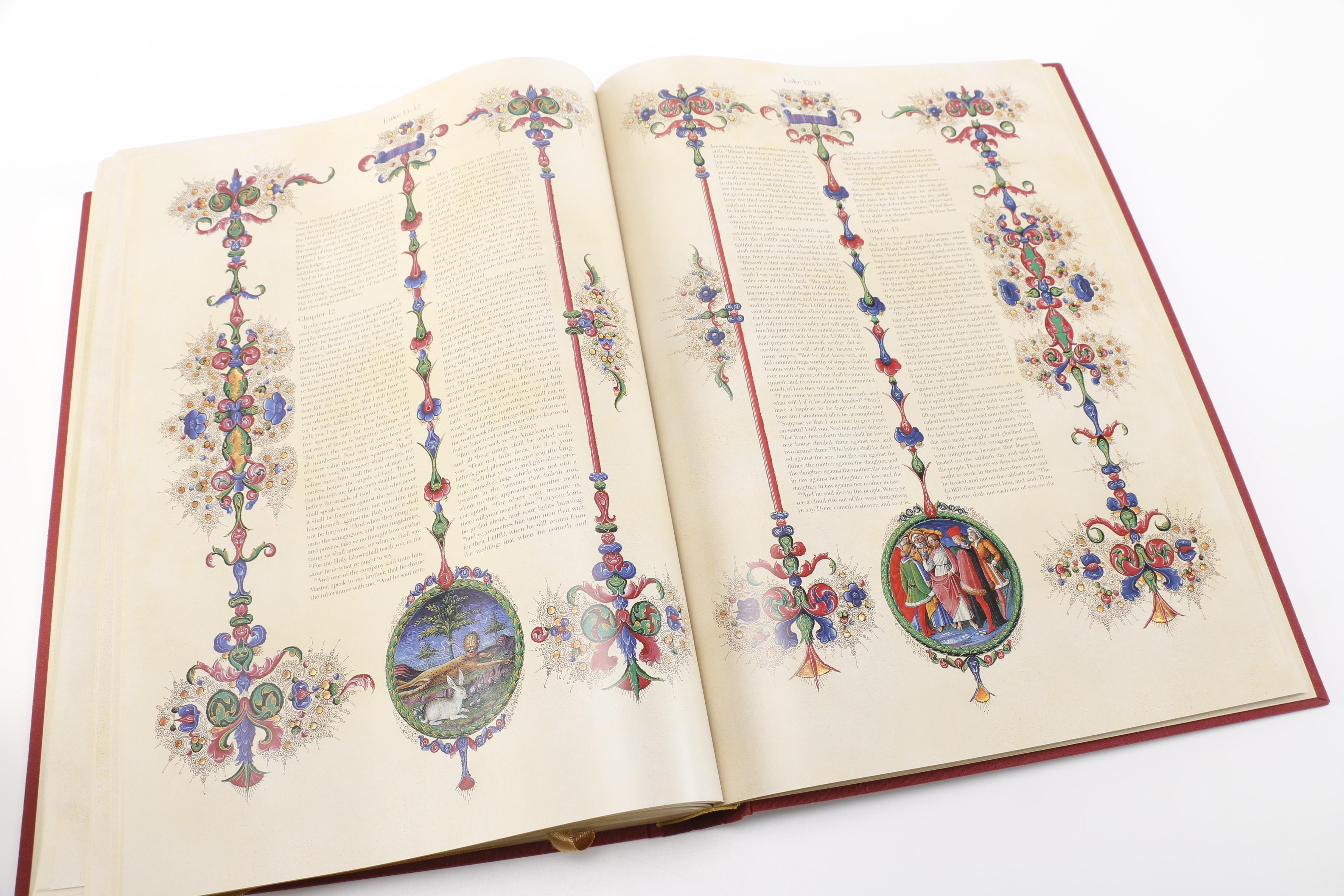 2008 King James Bible With Reproduction Fifteenth-Century Art From the Bible of Borso d'Este