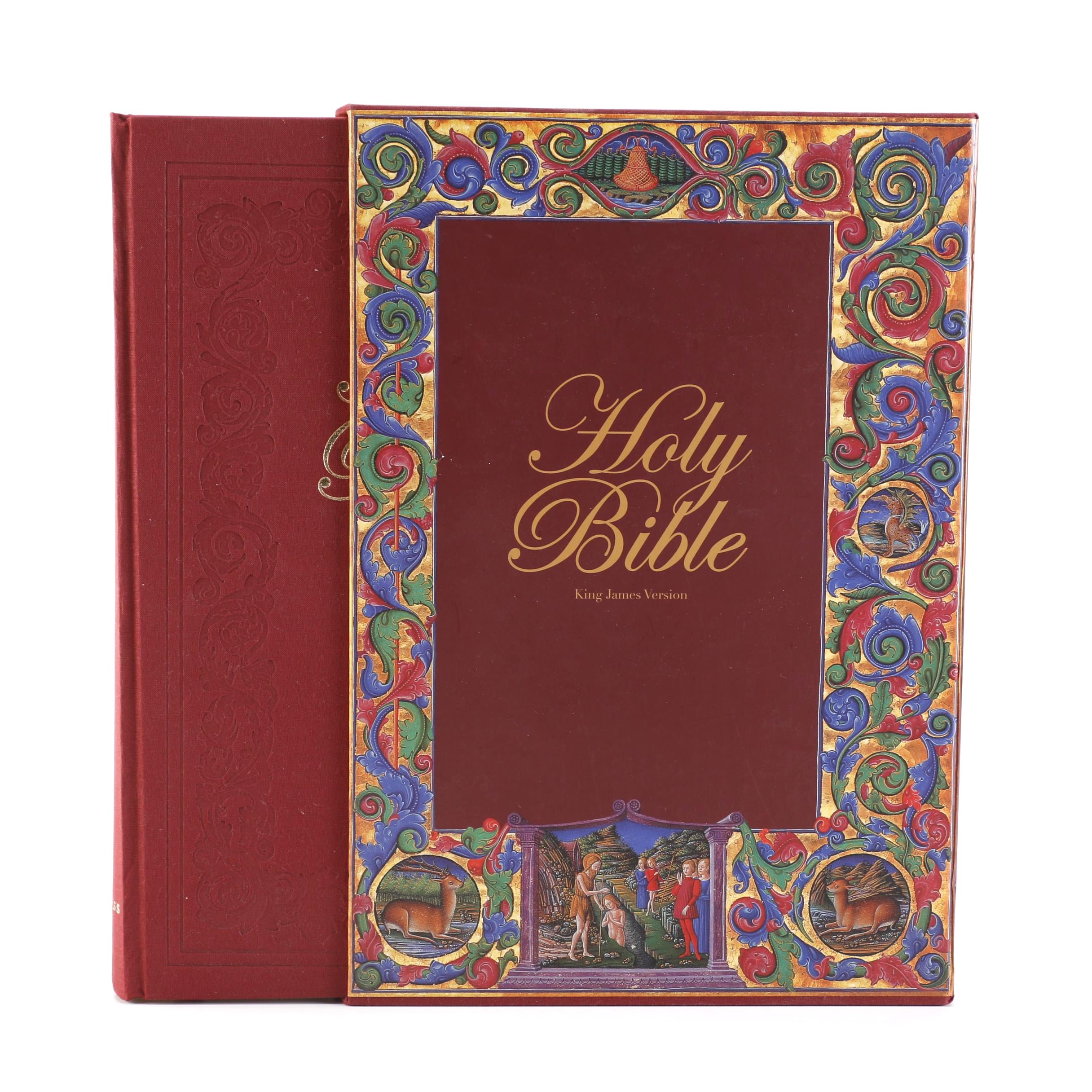 2008 King James Bible With Reproduction Fifteenth-Century Art From the Bible of Borso d'Este