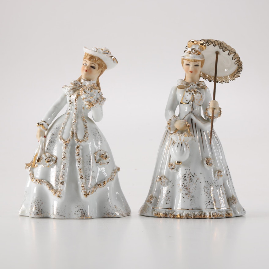 Pair of Lefton China Hand-Painted Figurines