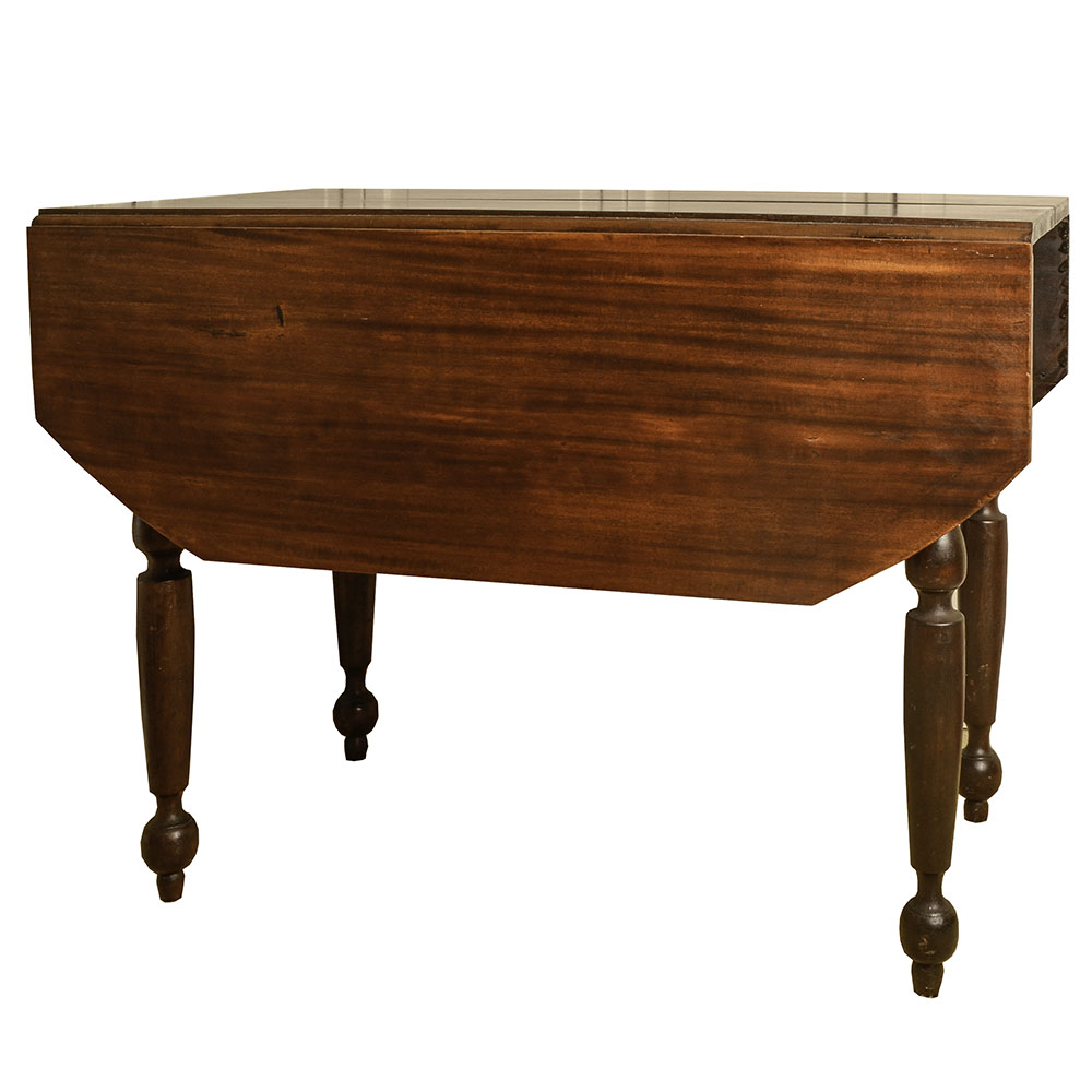 Vintage Drop-Leaf Federal Style Table