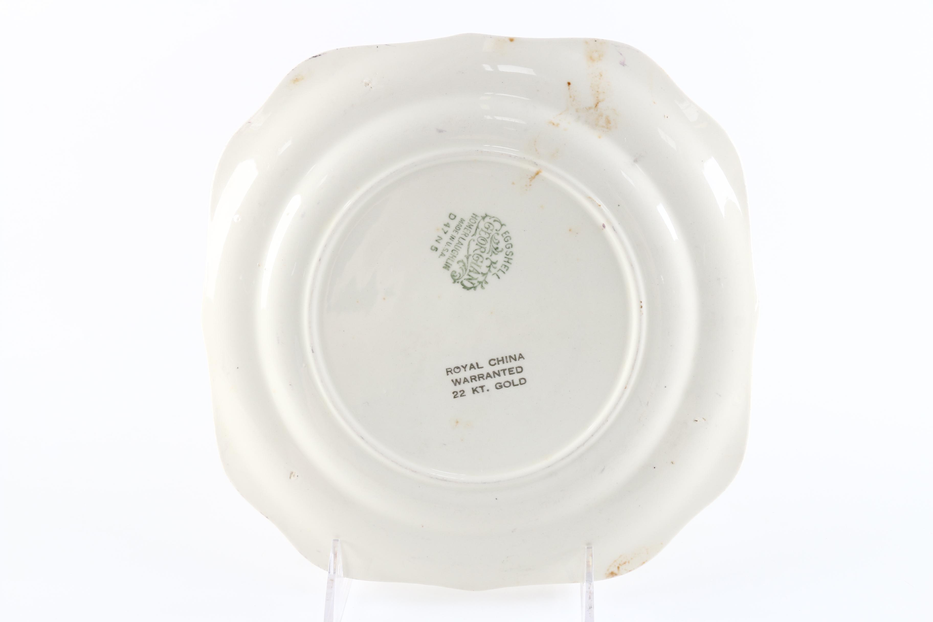 Homer Laughlin Georgian Royal China Salad Plates