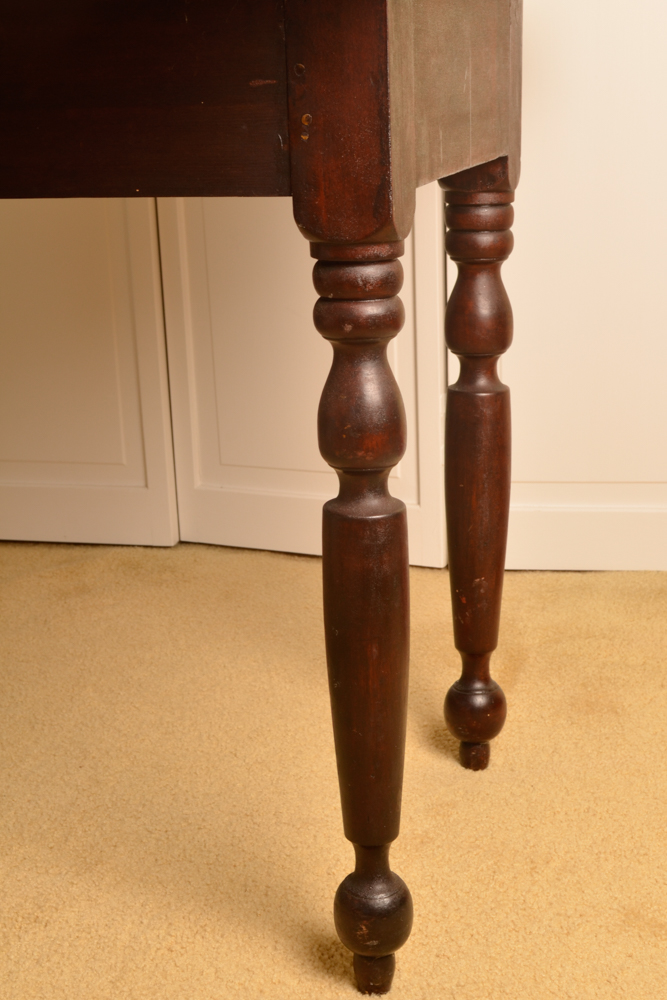 Vintage Drop-Leaf Federal Style Table