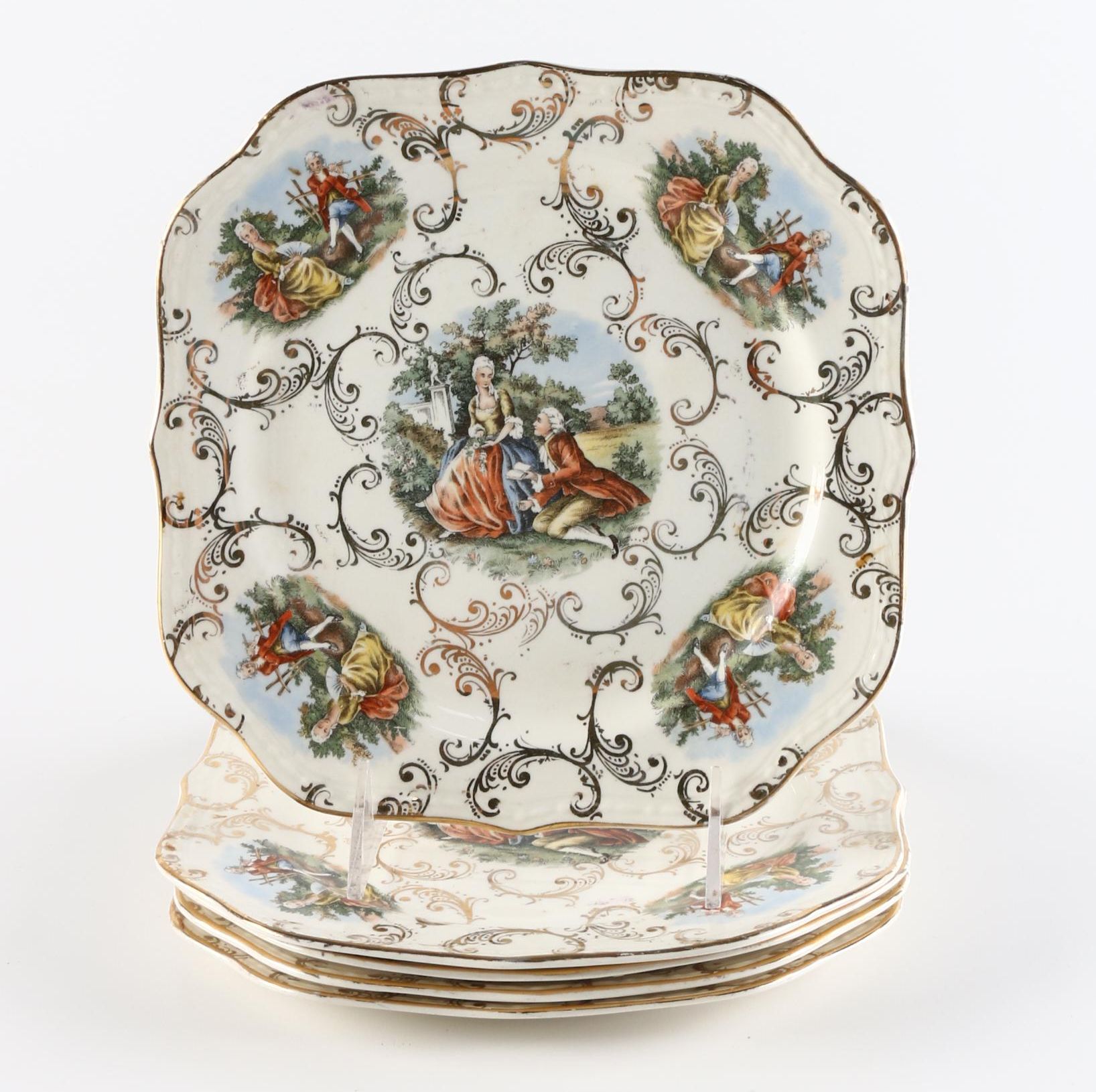 Homer Laughlin Georgian Royal China Salad Plates