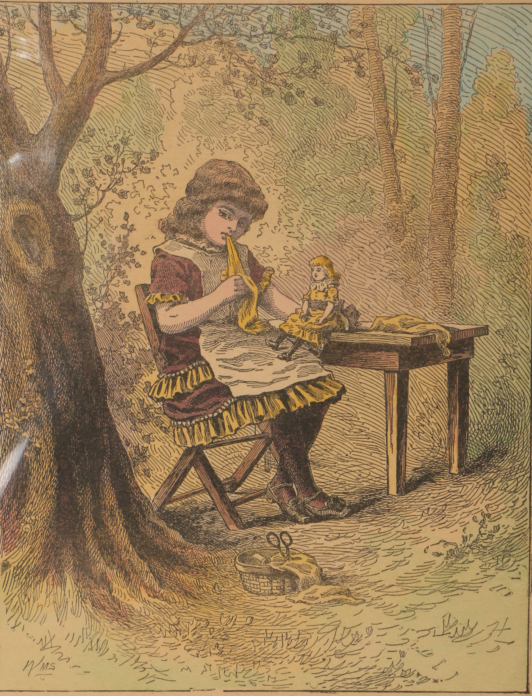 Mid to Late 19th Century Hand-Colored Lithographs