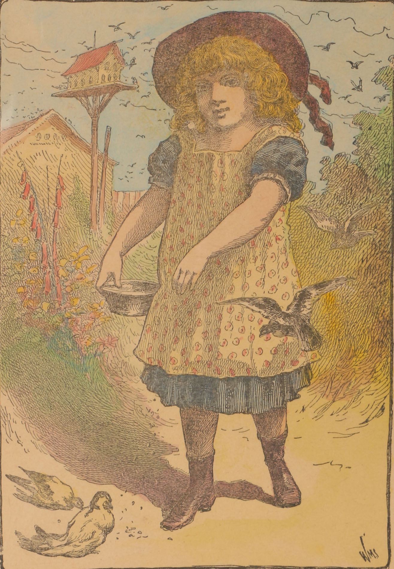 Mid to Late 19th Century Hand-Colored Lithographs