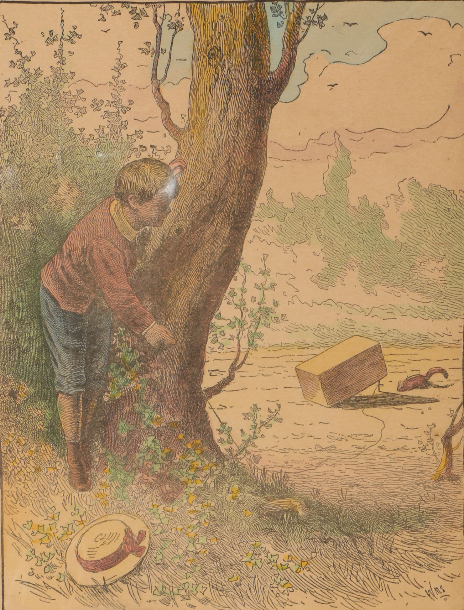 Mid to Late 19th Century Hand-Colored Lithographs