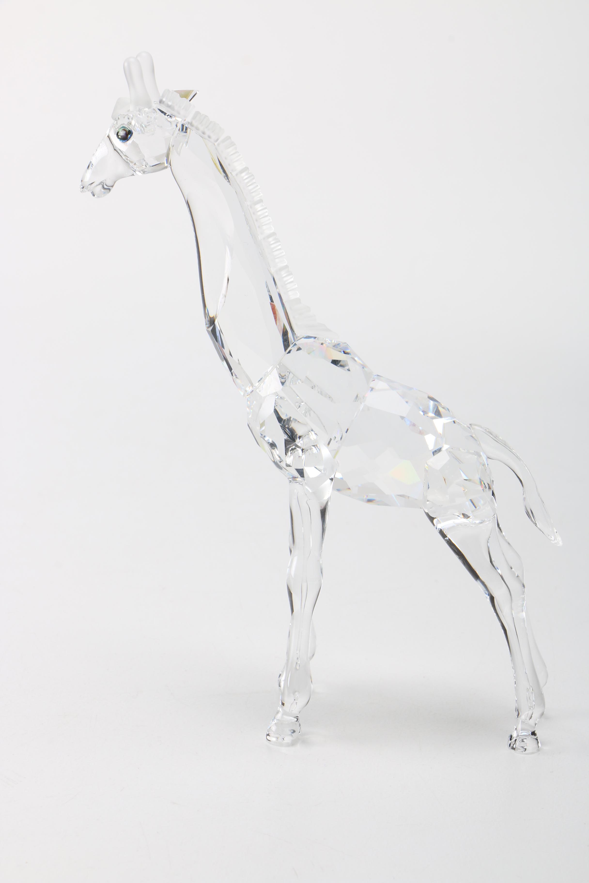 Swarovski Silver Crystal Giraffe