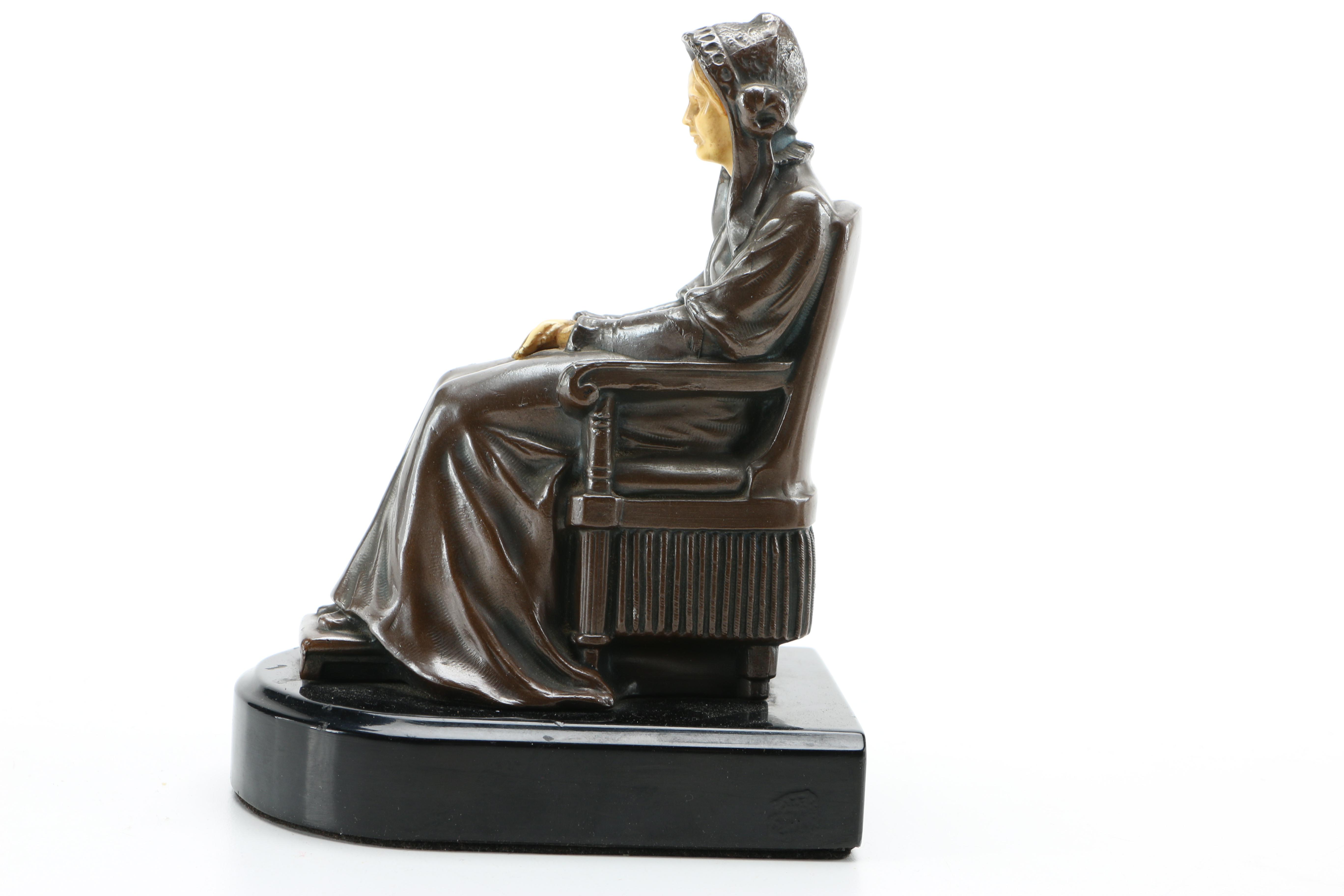 Pair of Seated Female Bookends