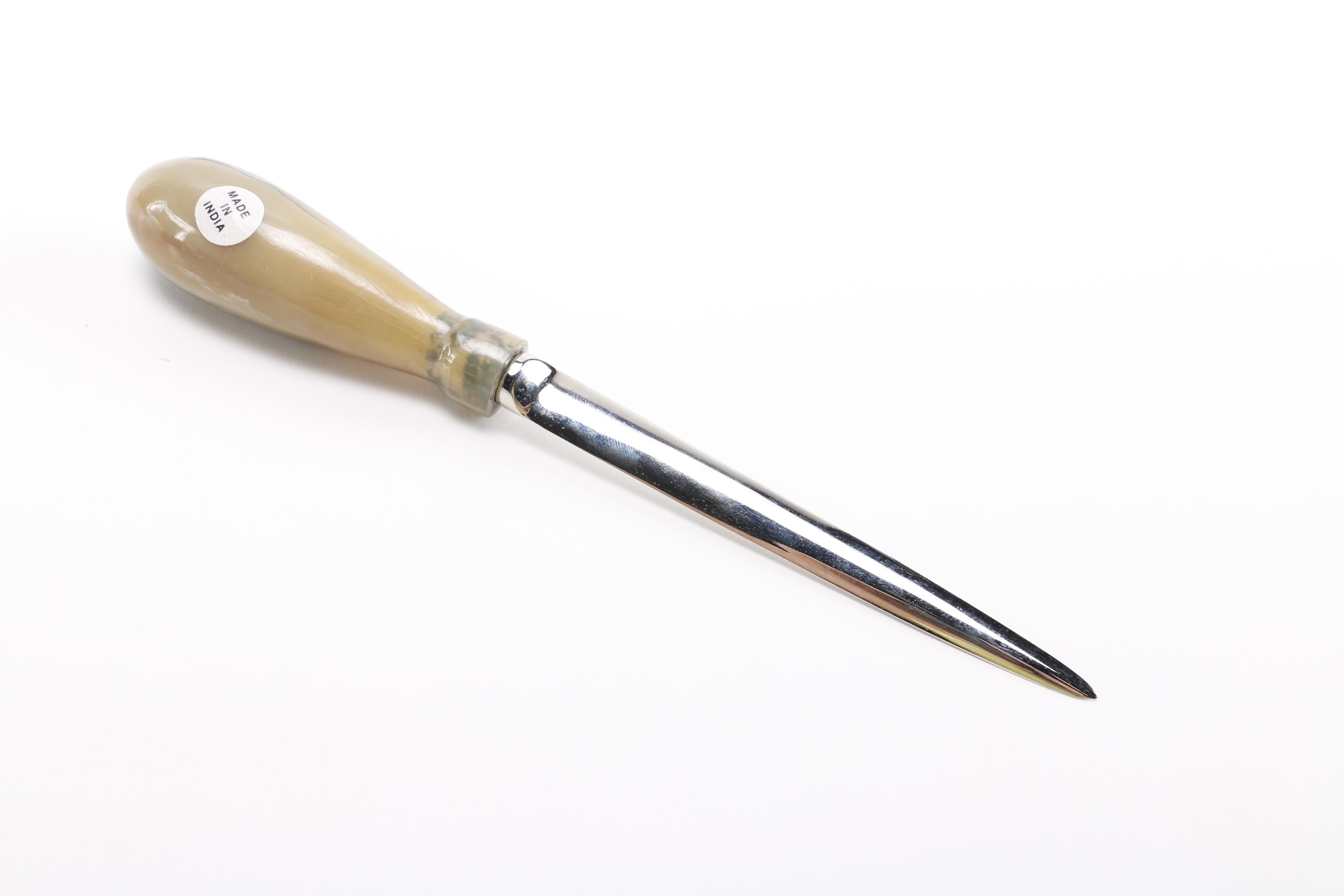 Assortment of Letter Openers Including Kirk Pewter and Cross