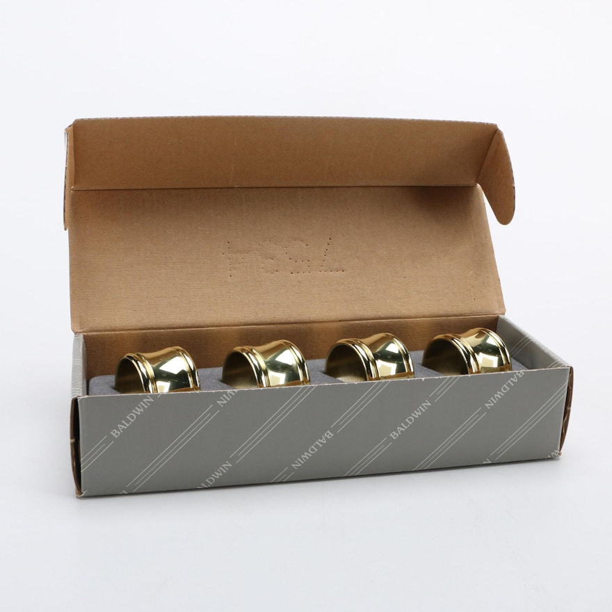 Baldwin Brass Napkin Rings