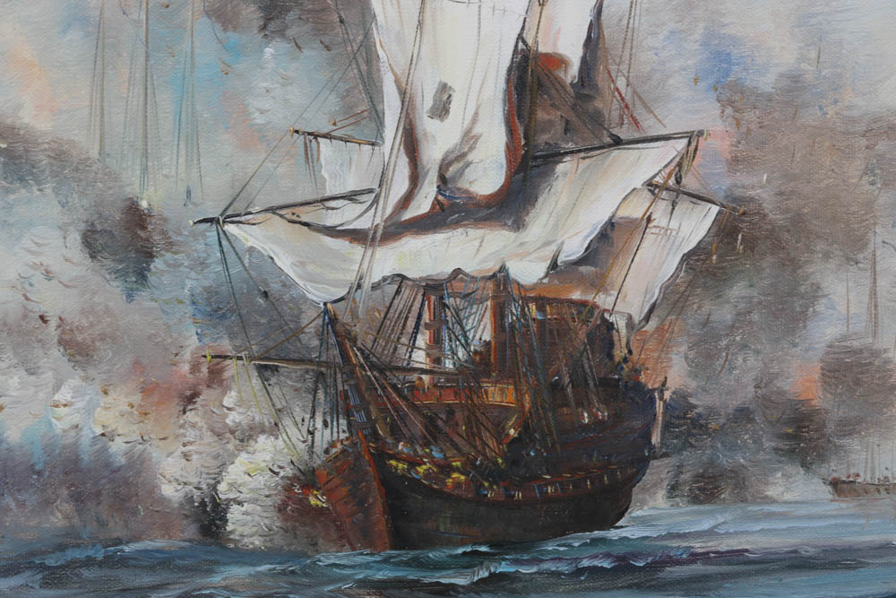 J. Harvey Original Oil Painting on Canvas