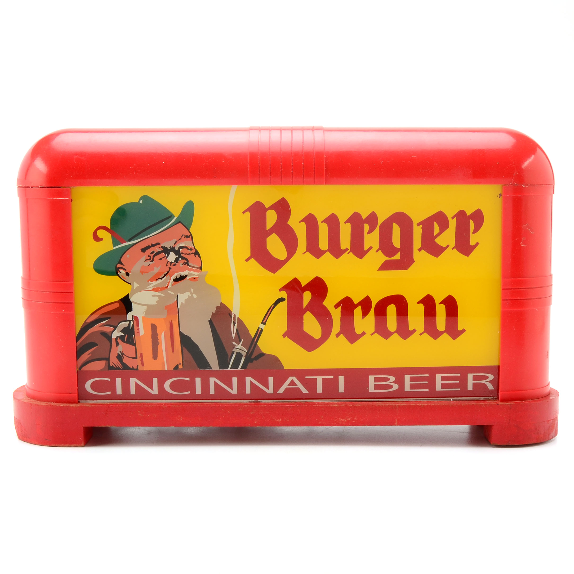 1940s "Burger Brau" Lighted Countertop Sign