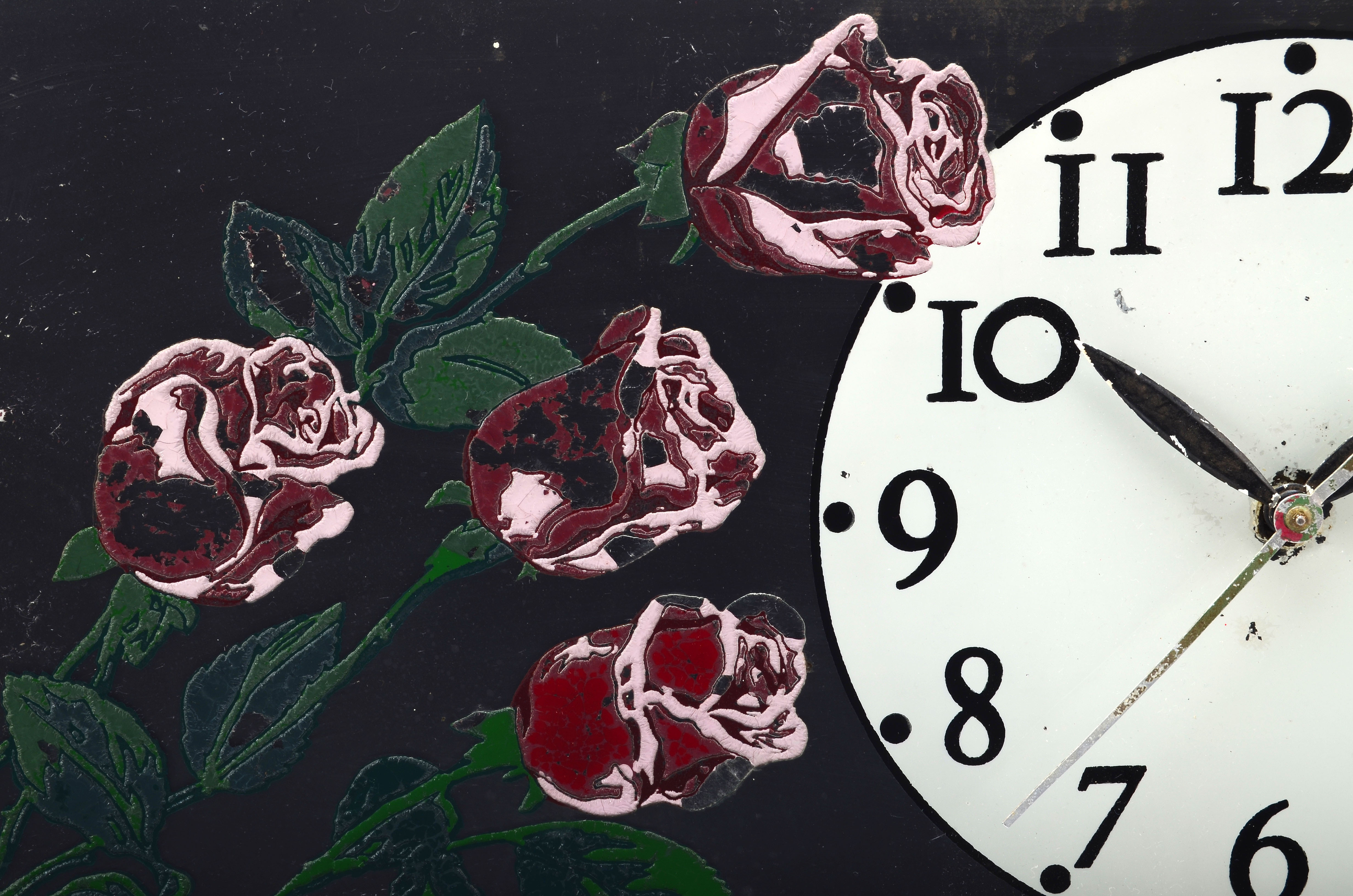 Four Roses Bourbon Whiskey Lighted Advertising Clock