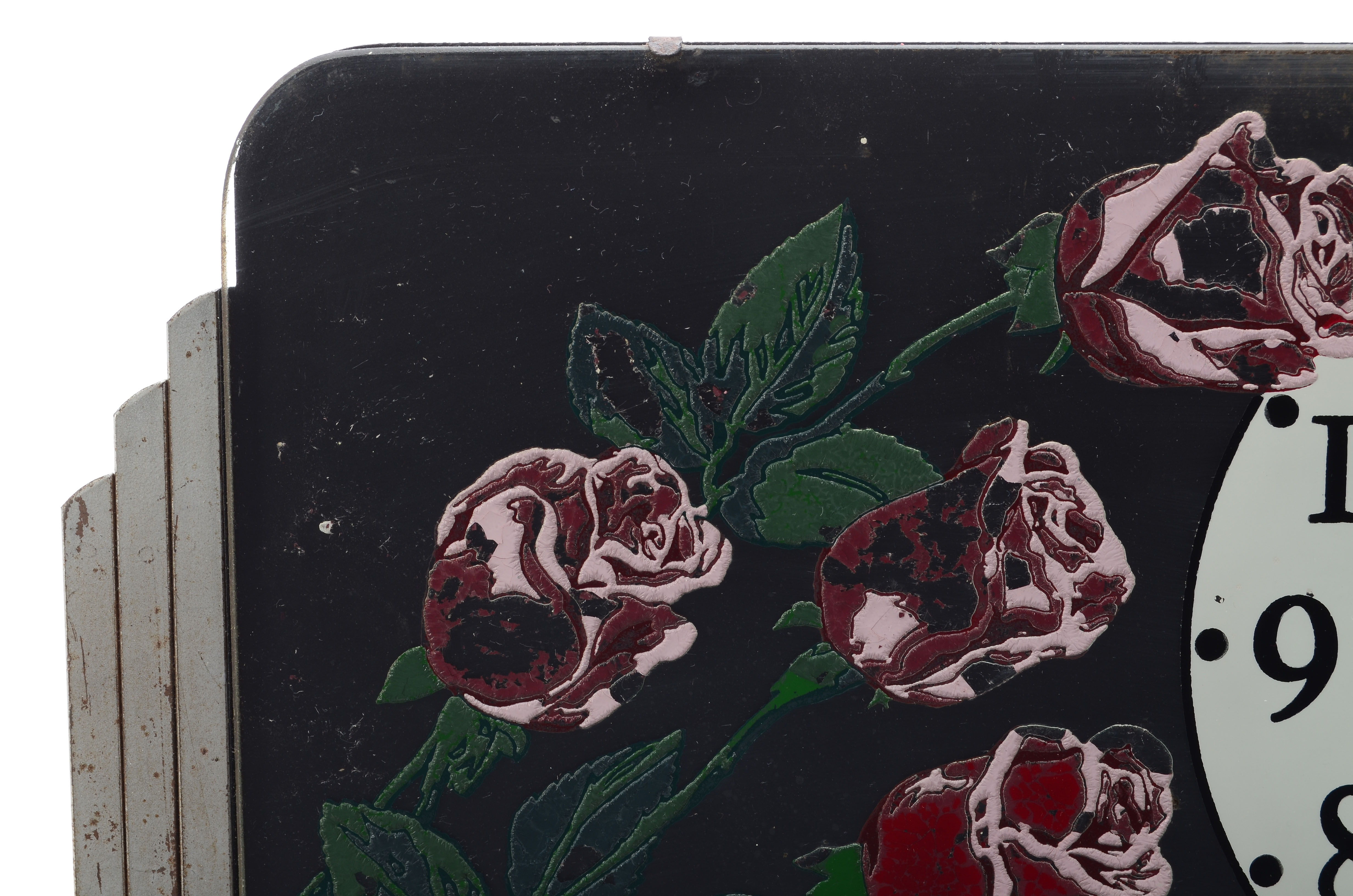 Four Roses Bourbon Whiskey Lighted Advertising Clock