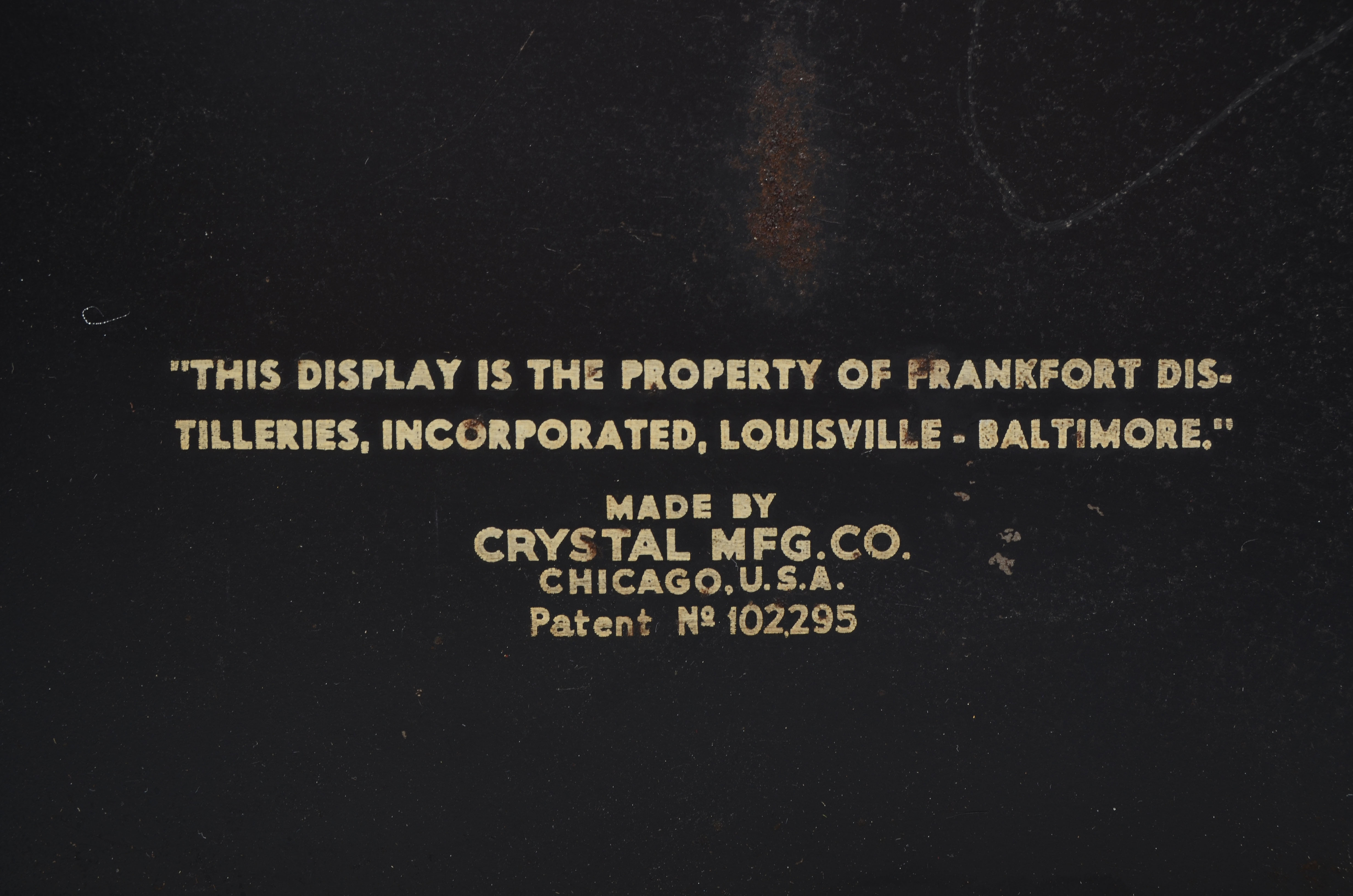 Four Roses Bourbon Whiskey Lighted Advertising Clock