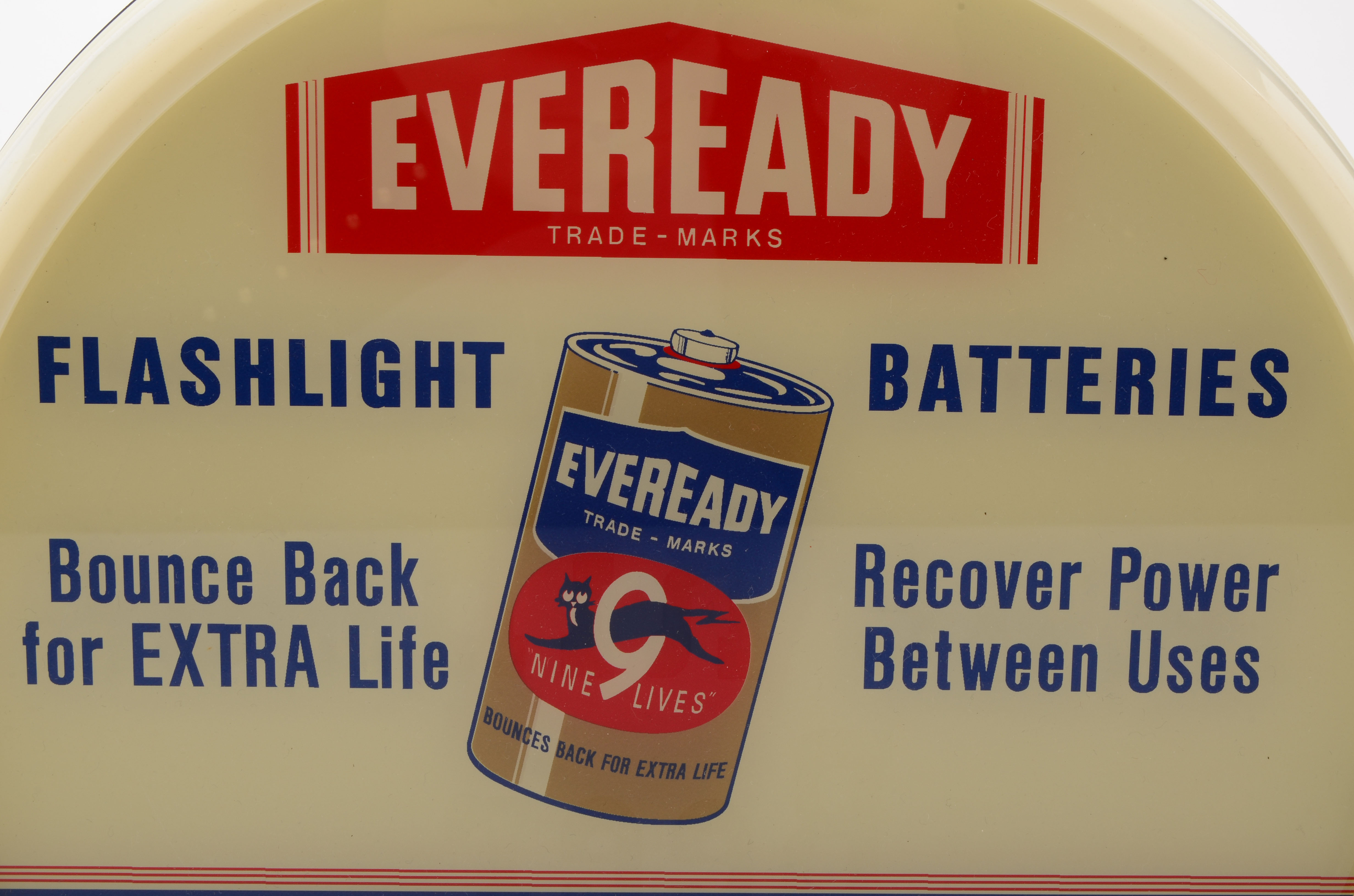 Eveready Battery Lighted Advertising Sign