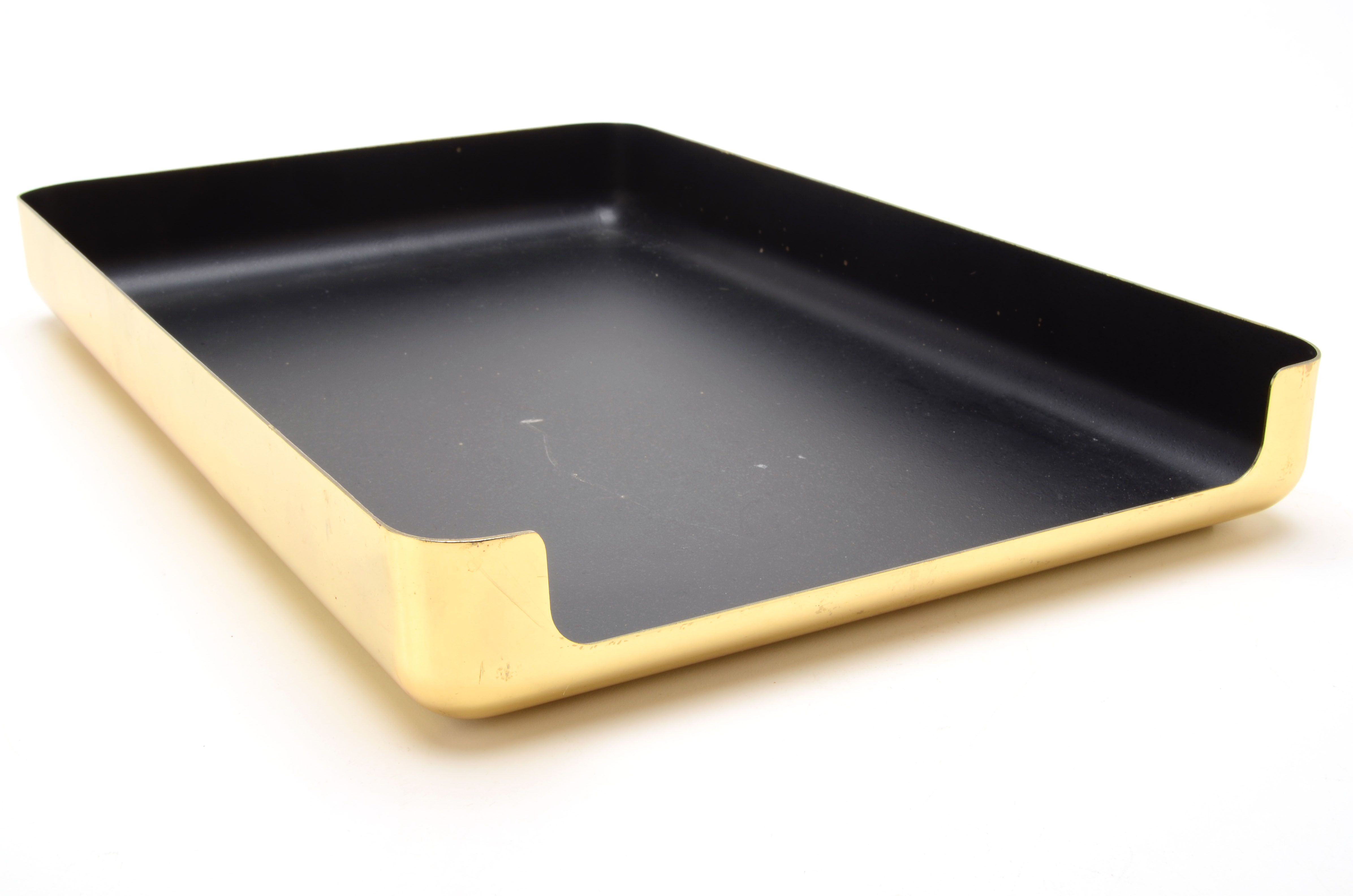 Vintage Eldon Gold Tone File Tray