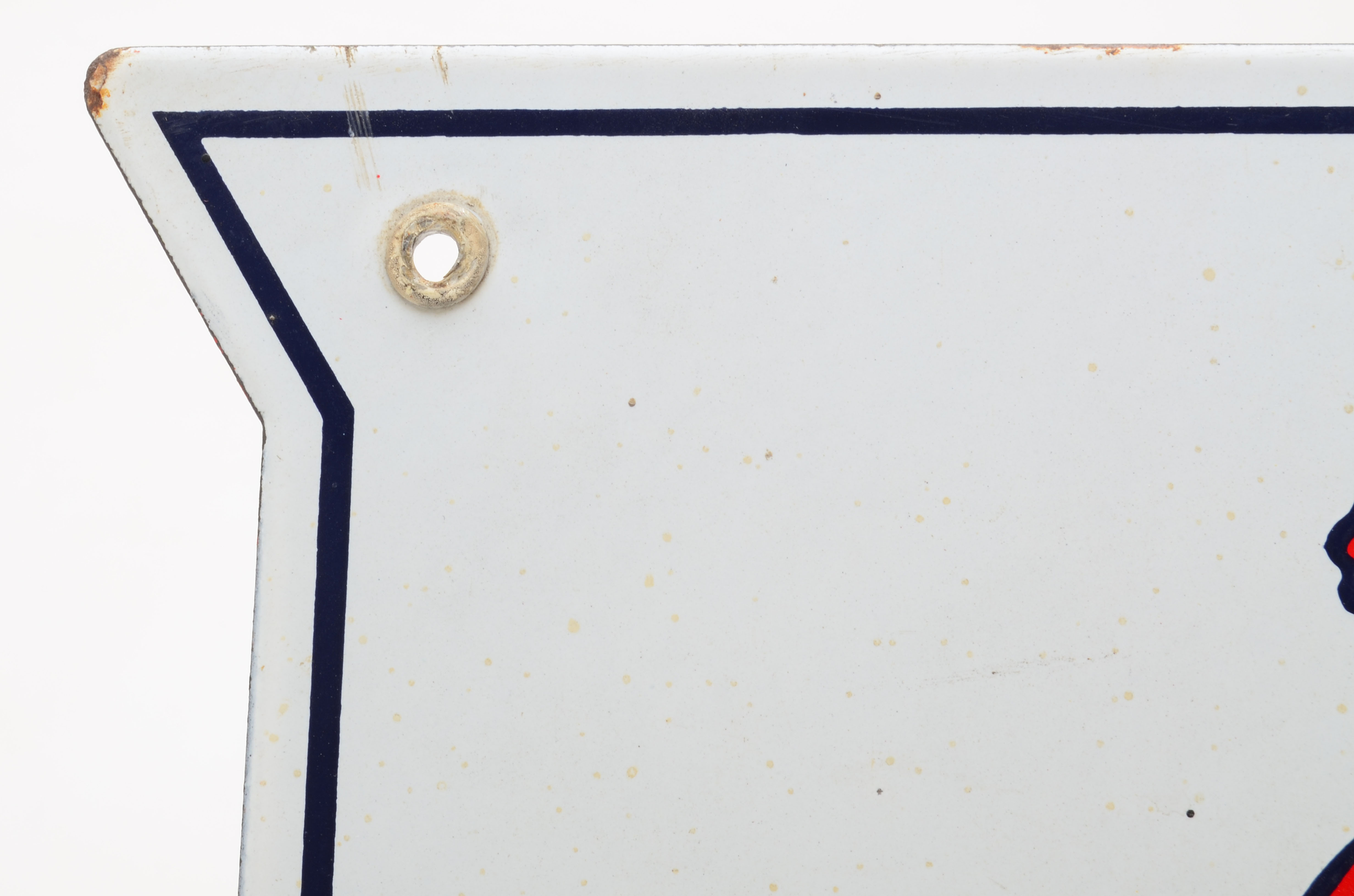 Mobilgas and Texaco Porcelain Enamel Gas Station Pump Plates