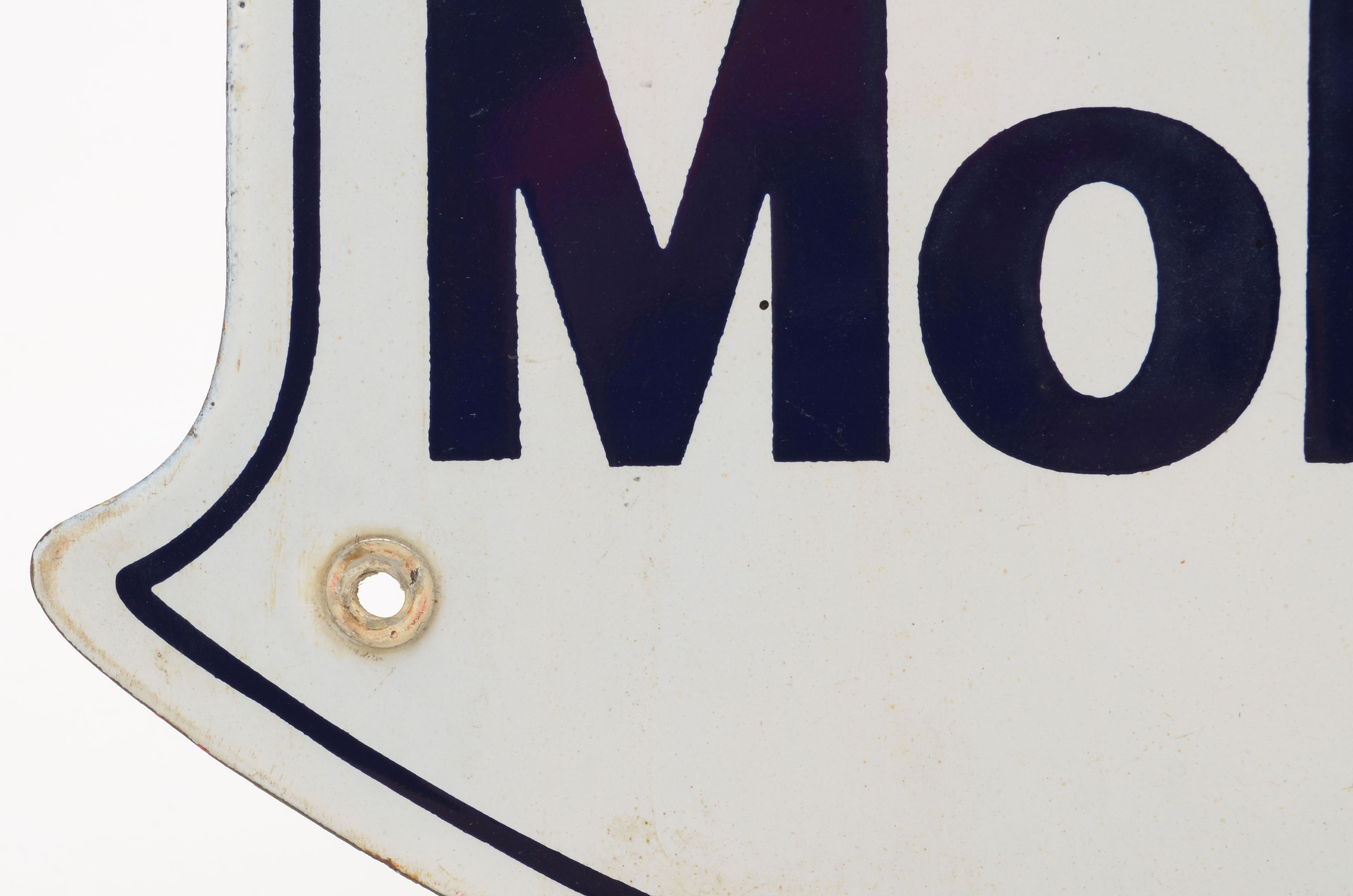 Mobilgas and Texaco Porcelain Enamel Gas Station Pump Plates