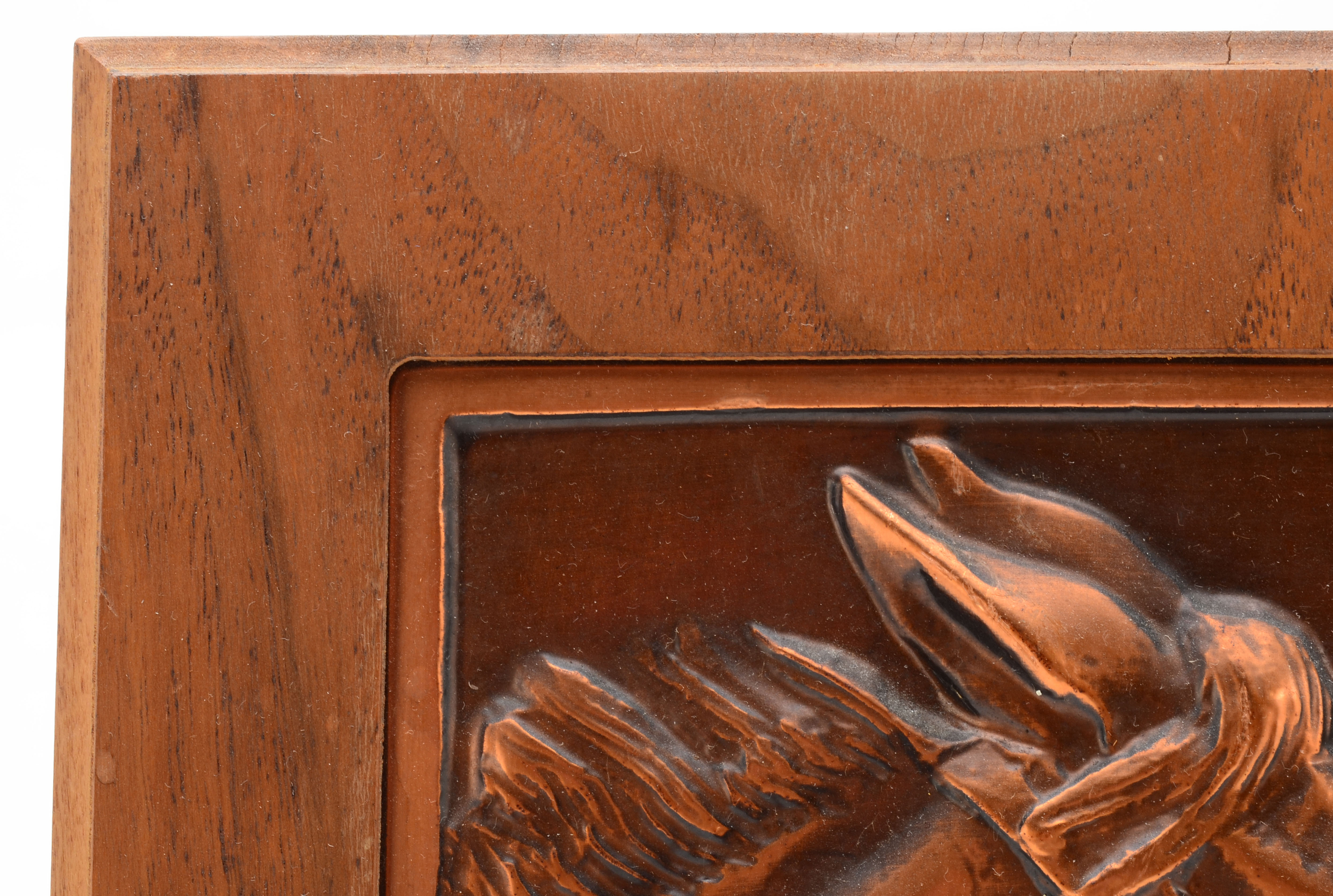 Vintage Burger Beer Hand-Crafted Copper Sign by Bruce Fox